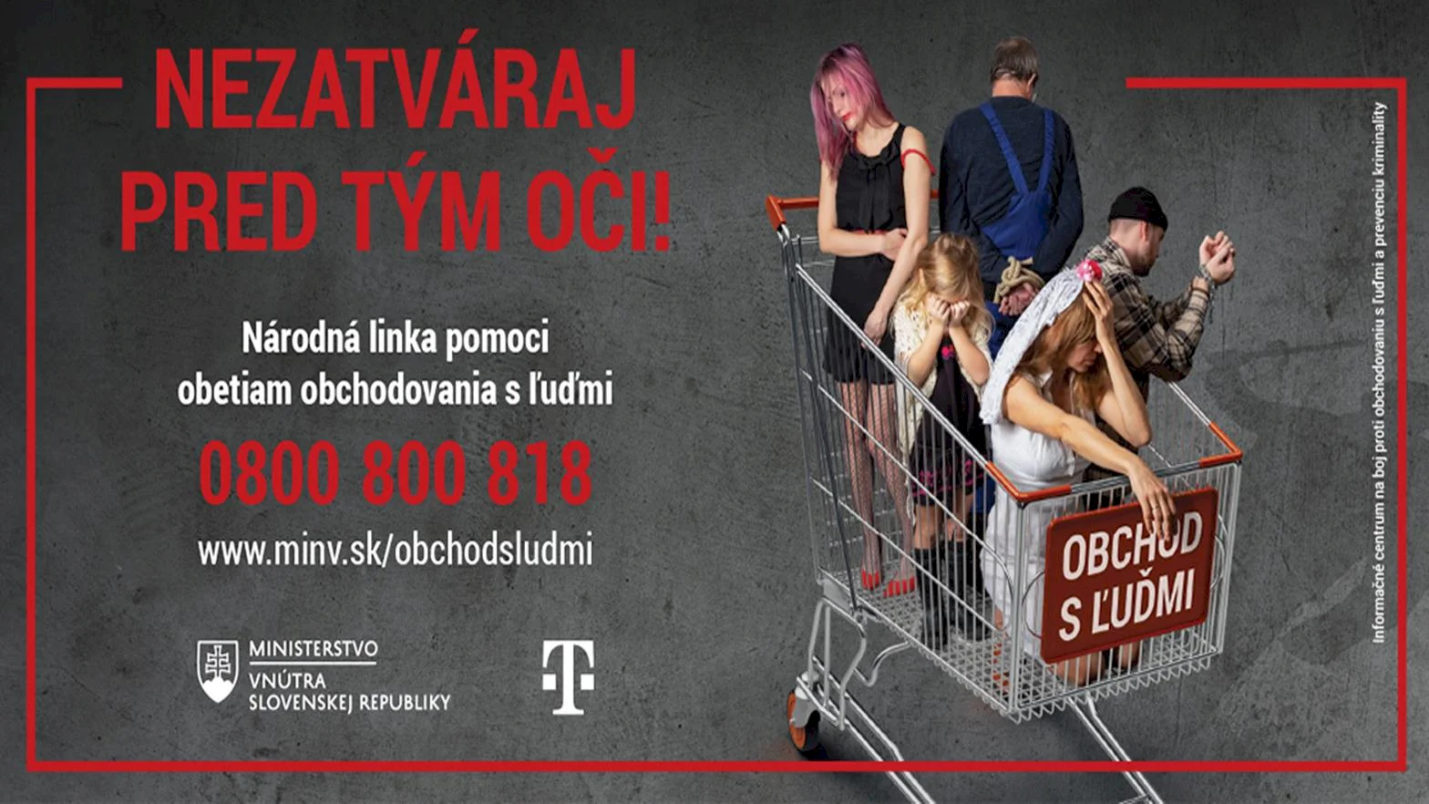 Obchodovanie s ľuďmi - nezatváraj pred tým oči!