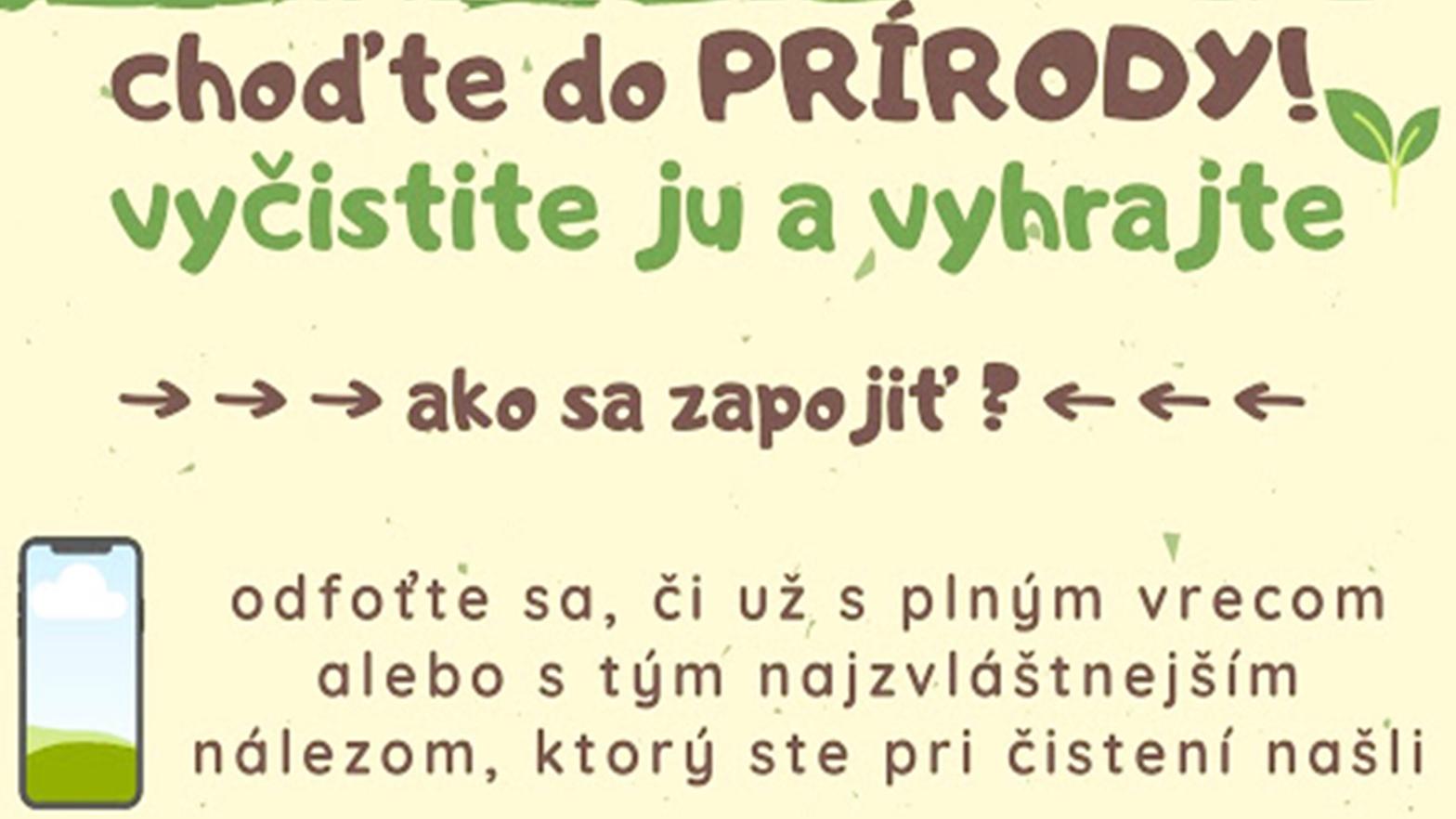 Obyvatelia môžu prostredníctvom súťaže vyčistiť prírodu od odpadu