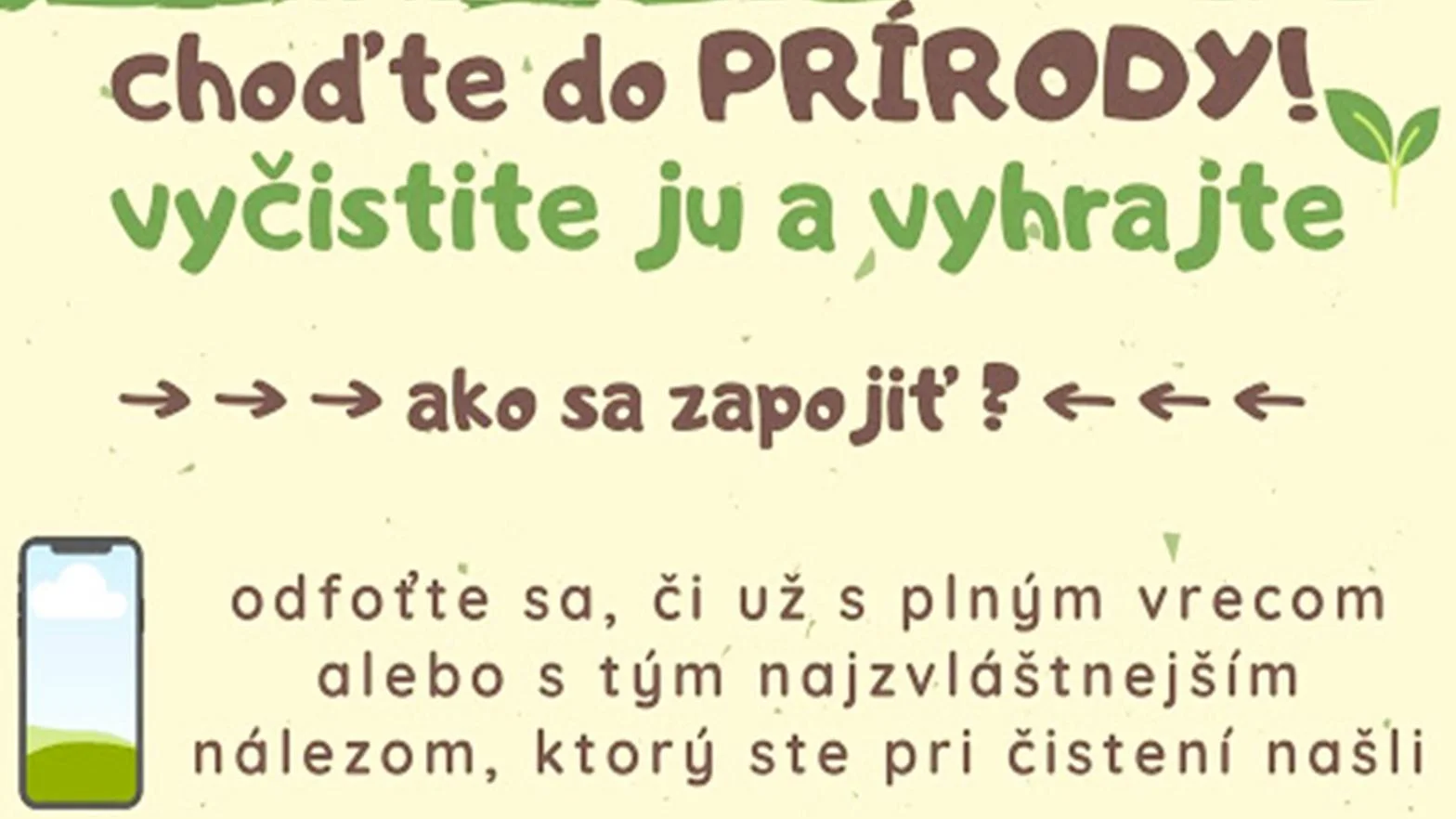 Obyvatelia môžu prostredníctvom súťaže vyčistiť prírodu od odpadu