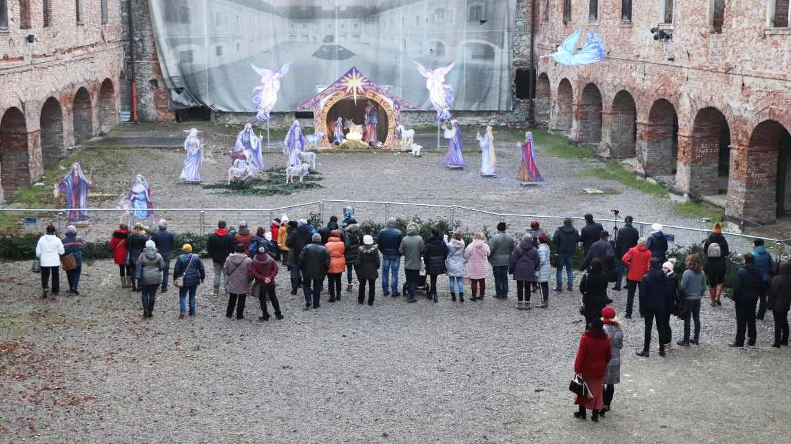 Unikátny betlehem na nádvorí dubnického kaštieľa