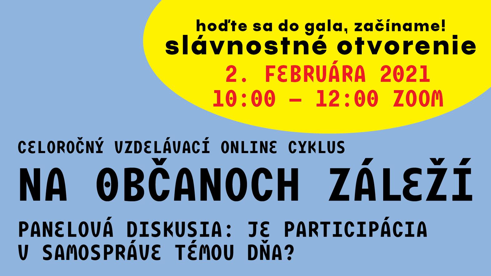 Na občanoch záleží!
