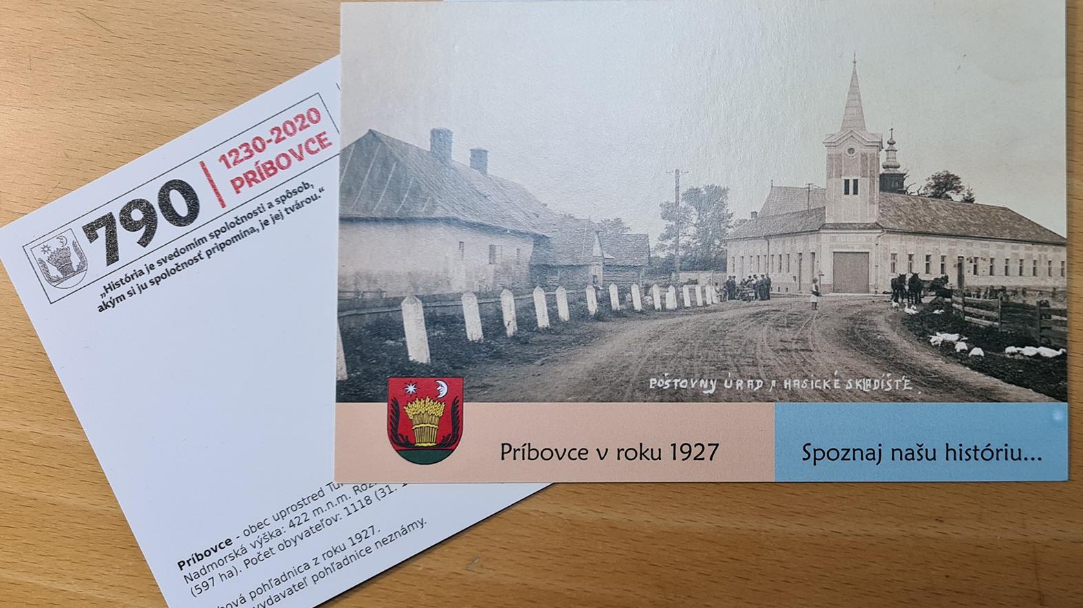 Príbovce majú po pätnástich rokoch svoju ďalšiu pohľadnicu