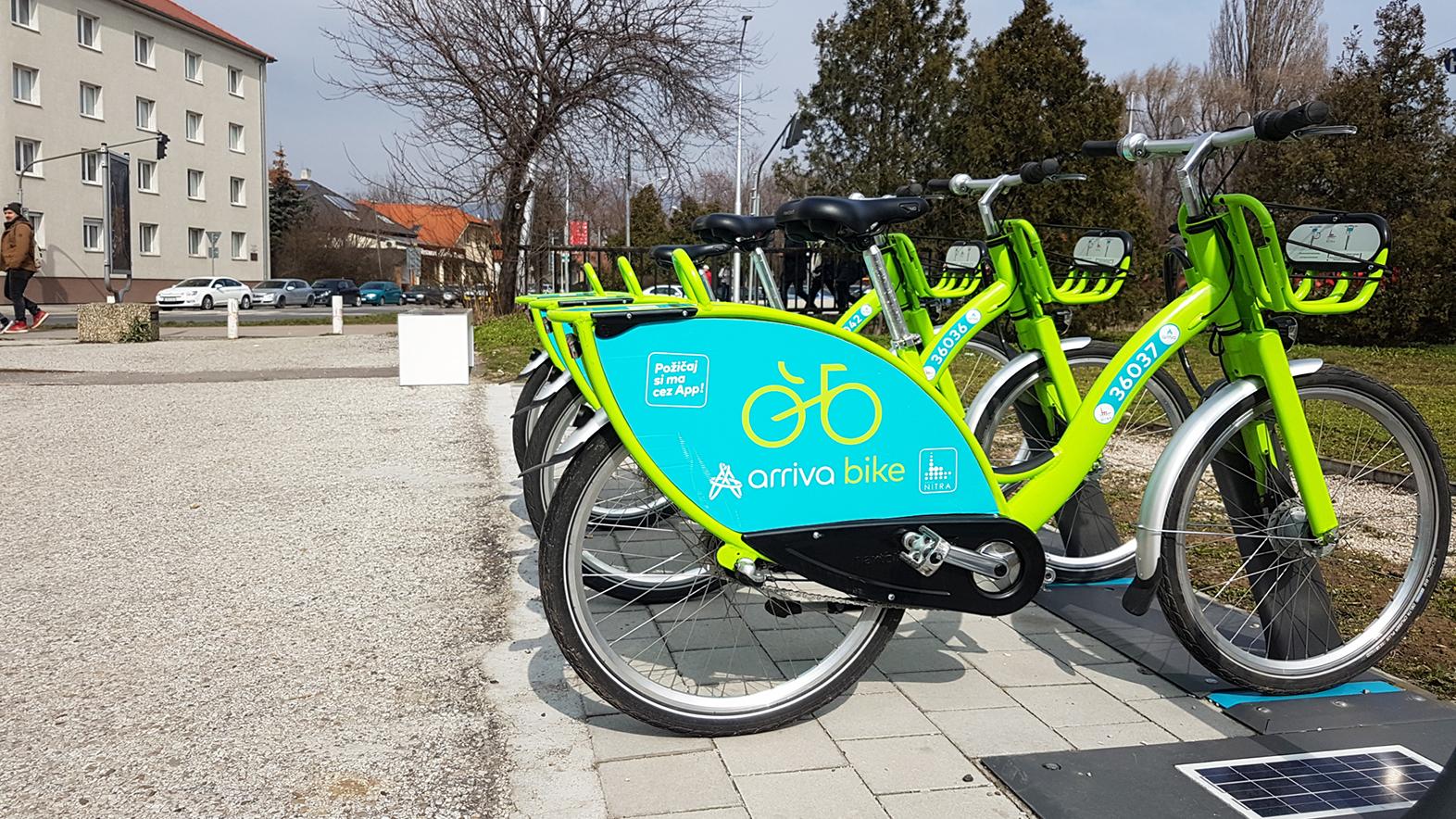 Arriva spúšťa od začiatku apríla systém zdieľaných bicyklov v Nitre