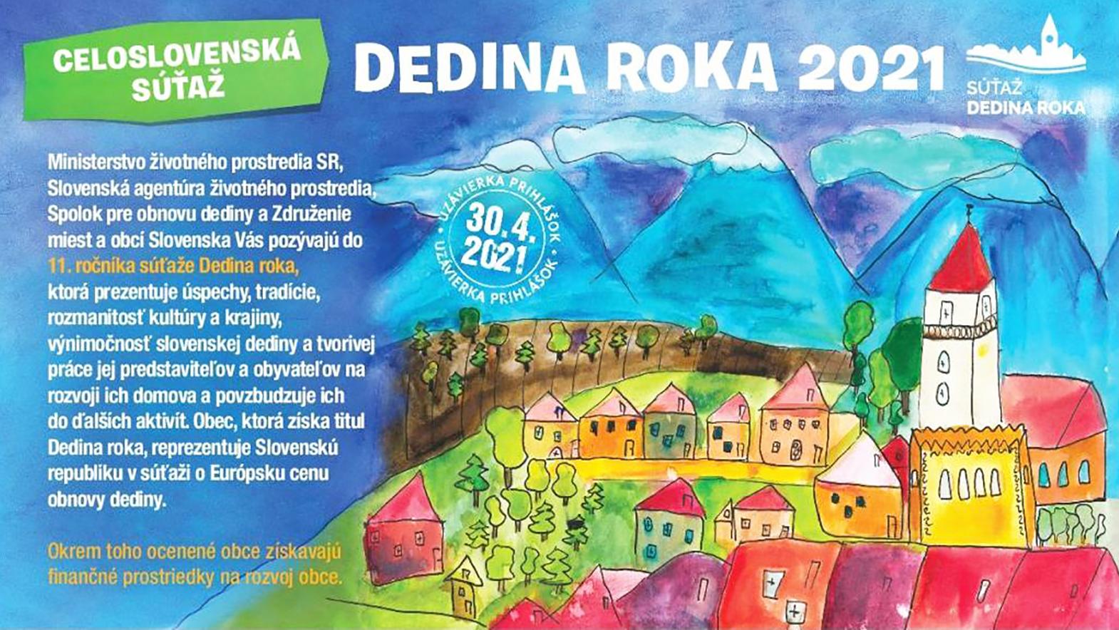 Súťaž Dedina roka 2021 – otázky a odpovede