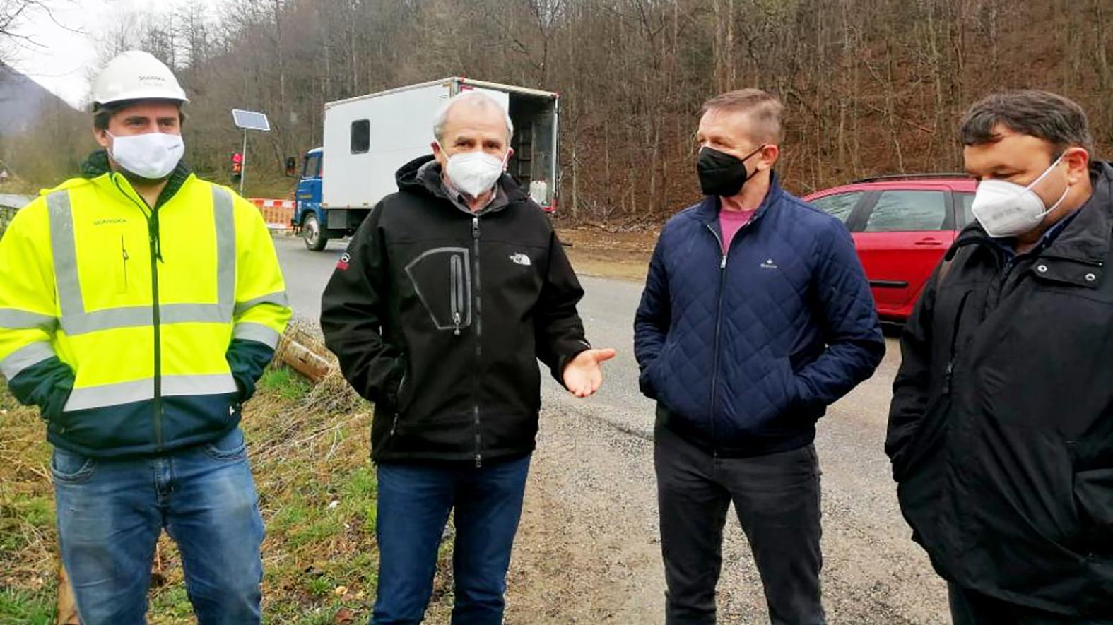 Práce na ceste na Muráni po zime pokračujú
