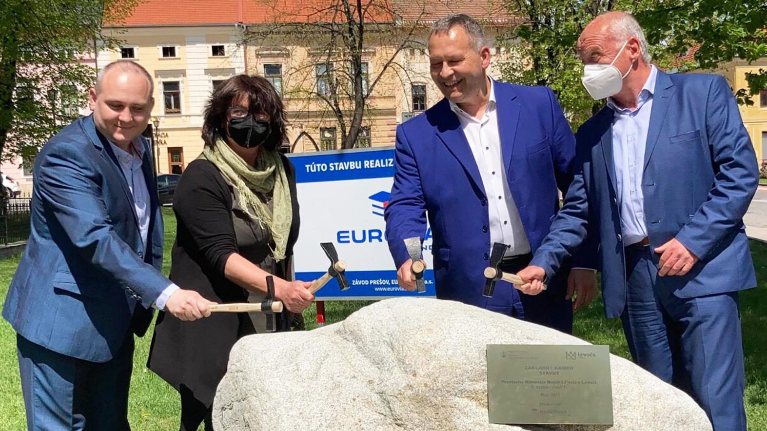 Levoča pokračuje v rekonštrukcii Námestia Majstra Pavla