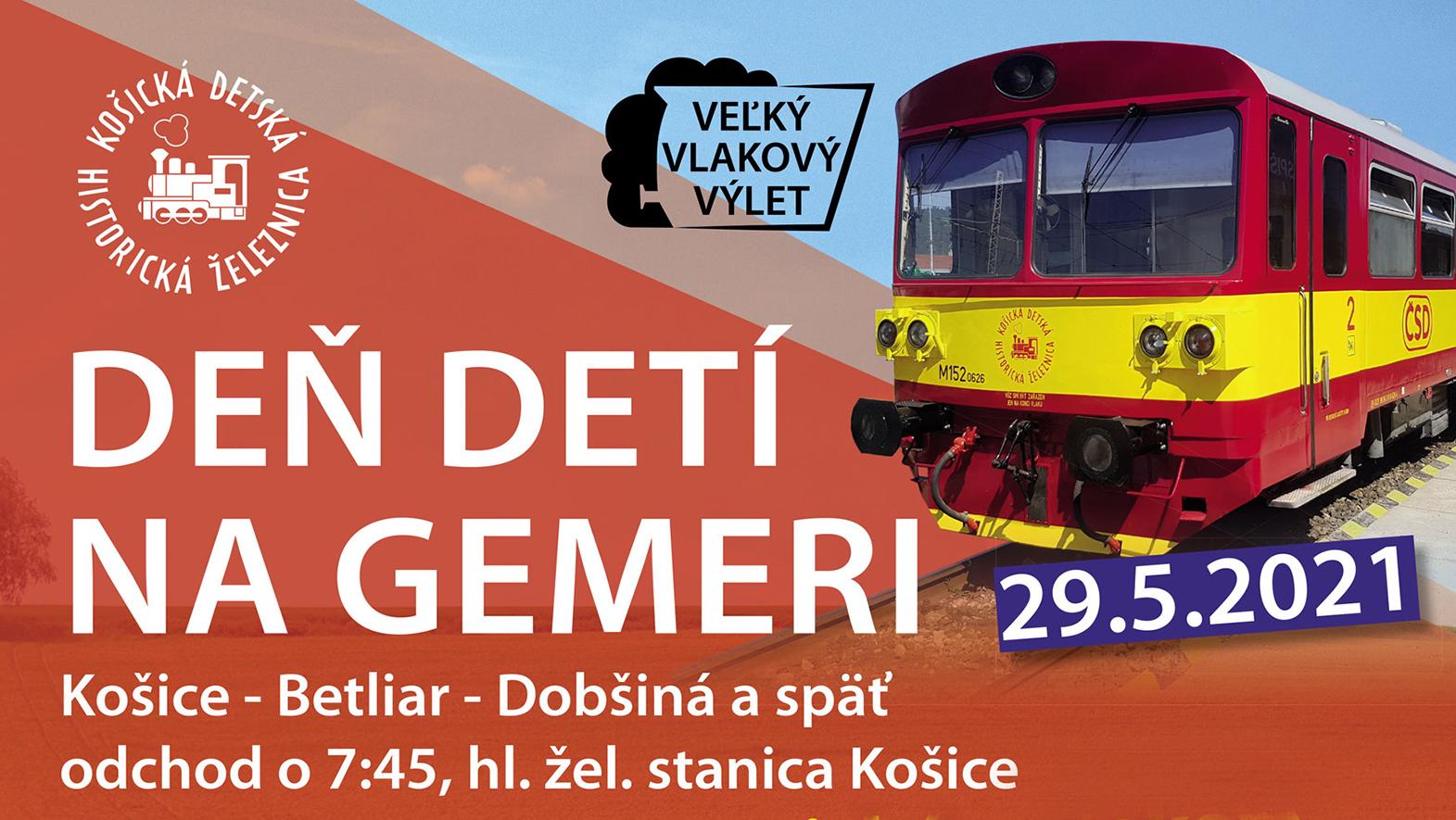 Deti oslávia svoj deň vo vlaku a v kaštieli
