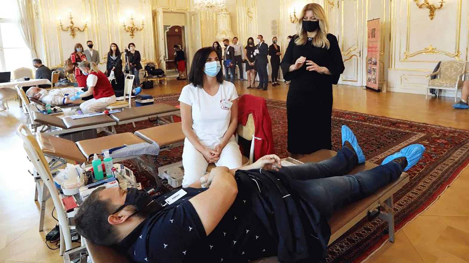 Prezidentský palác privíta budúci piatok dobrovoľných darcov krvi