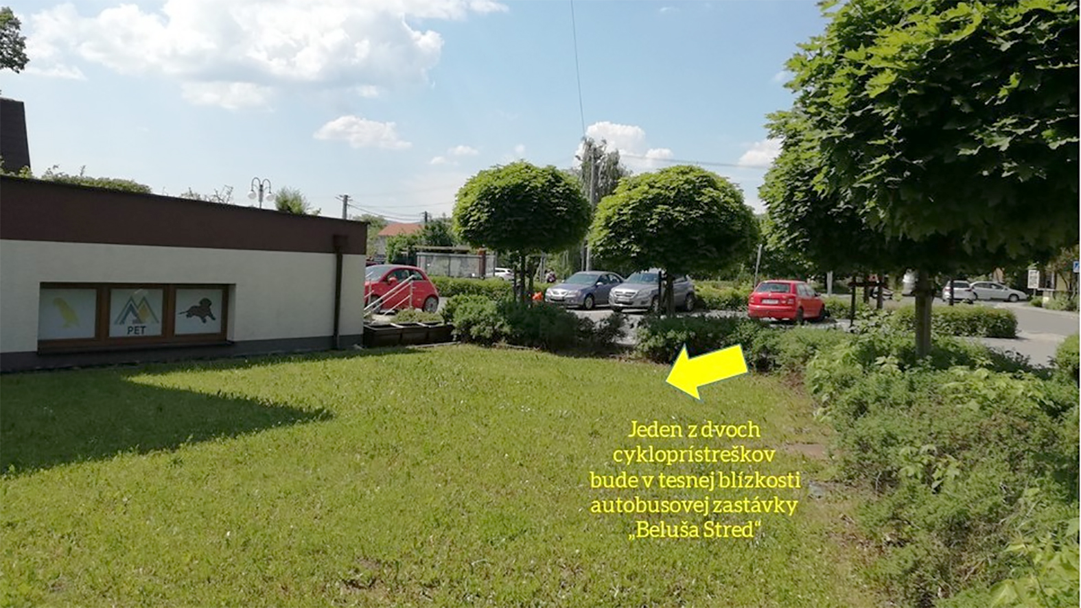 V Beluši sa vďaka úspešnému projektu vybudujú dva cykloprístrešky