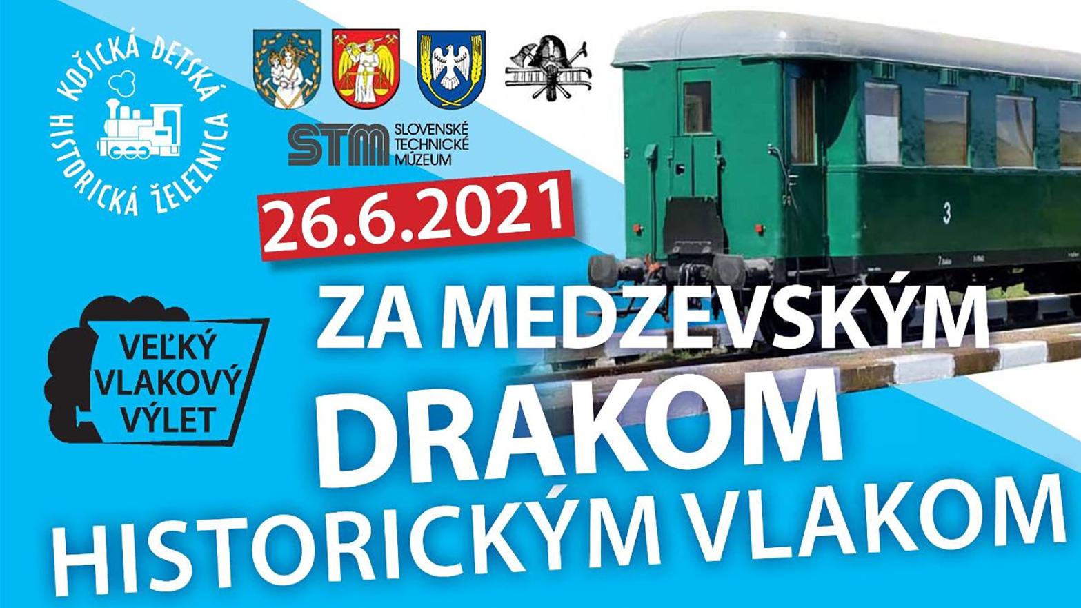 Detská železnica vypraví vlak za medzevským drakom