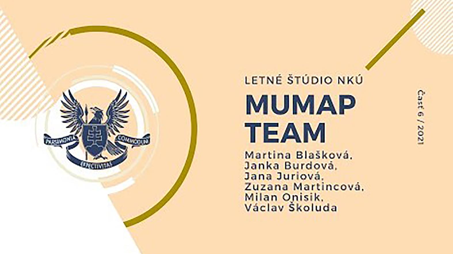 Letné štúdio 2021 s MuMap tímom 