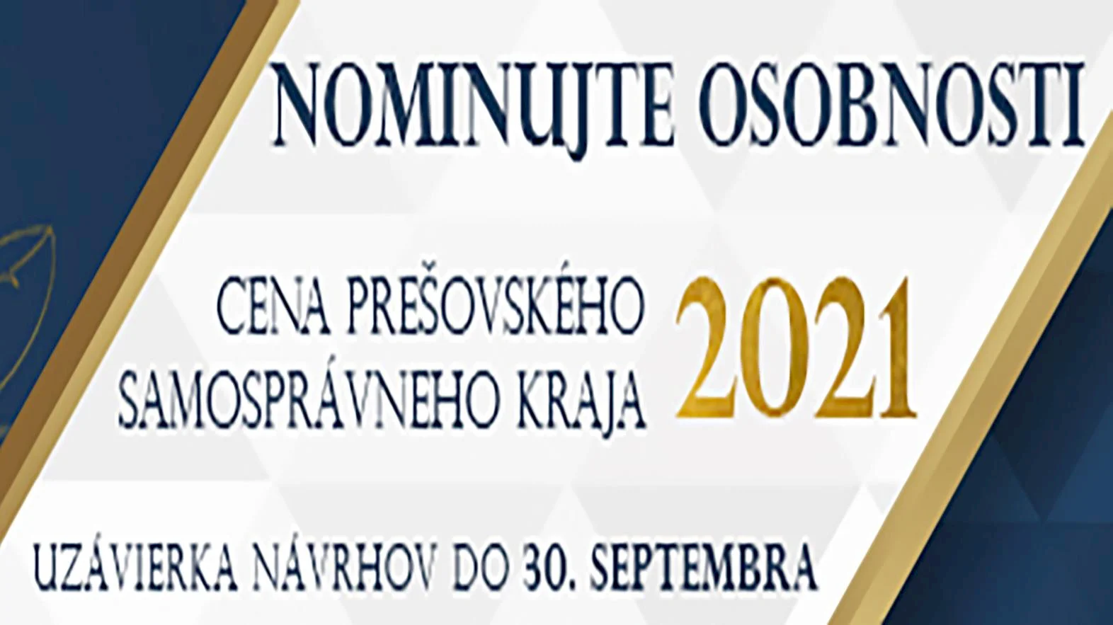 Nominujte osobnosti Prešovského kraja