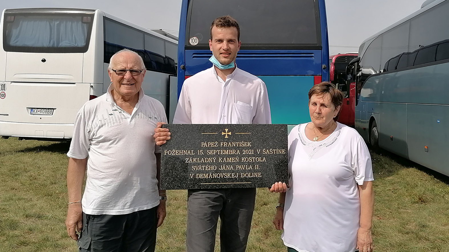 Základný kameň kostola v Demänovskej Doline požehnal pápež František