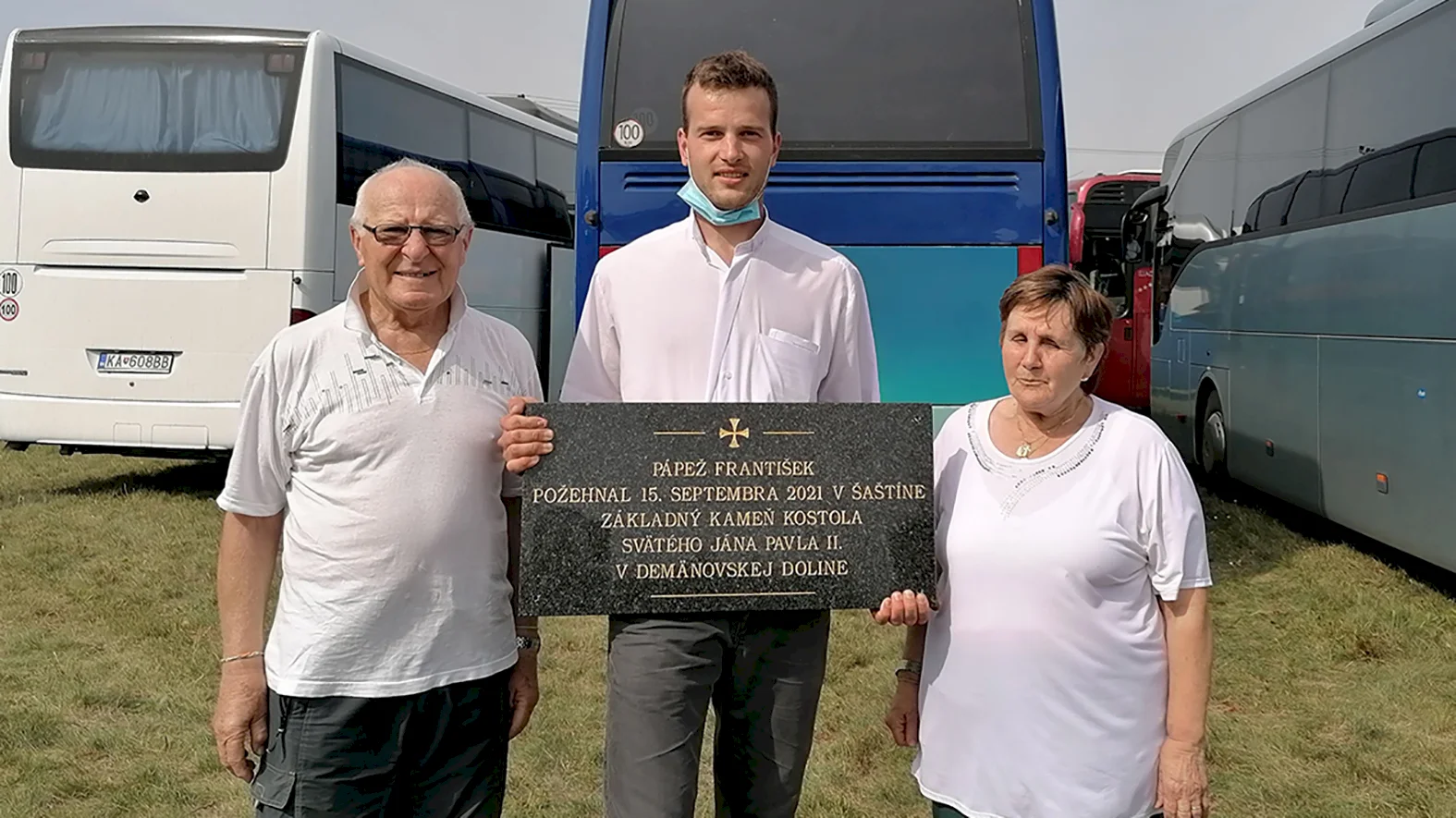 Základný kameň kostola v Demänovskej Doline požehnal pápež František