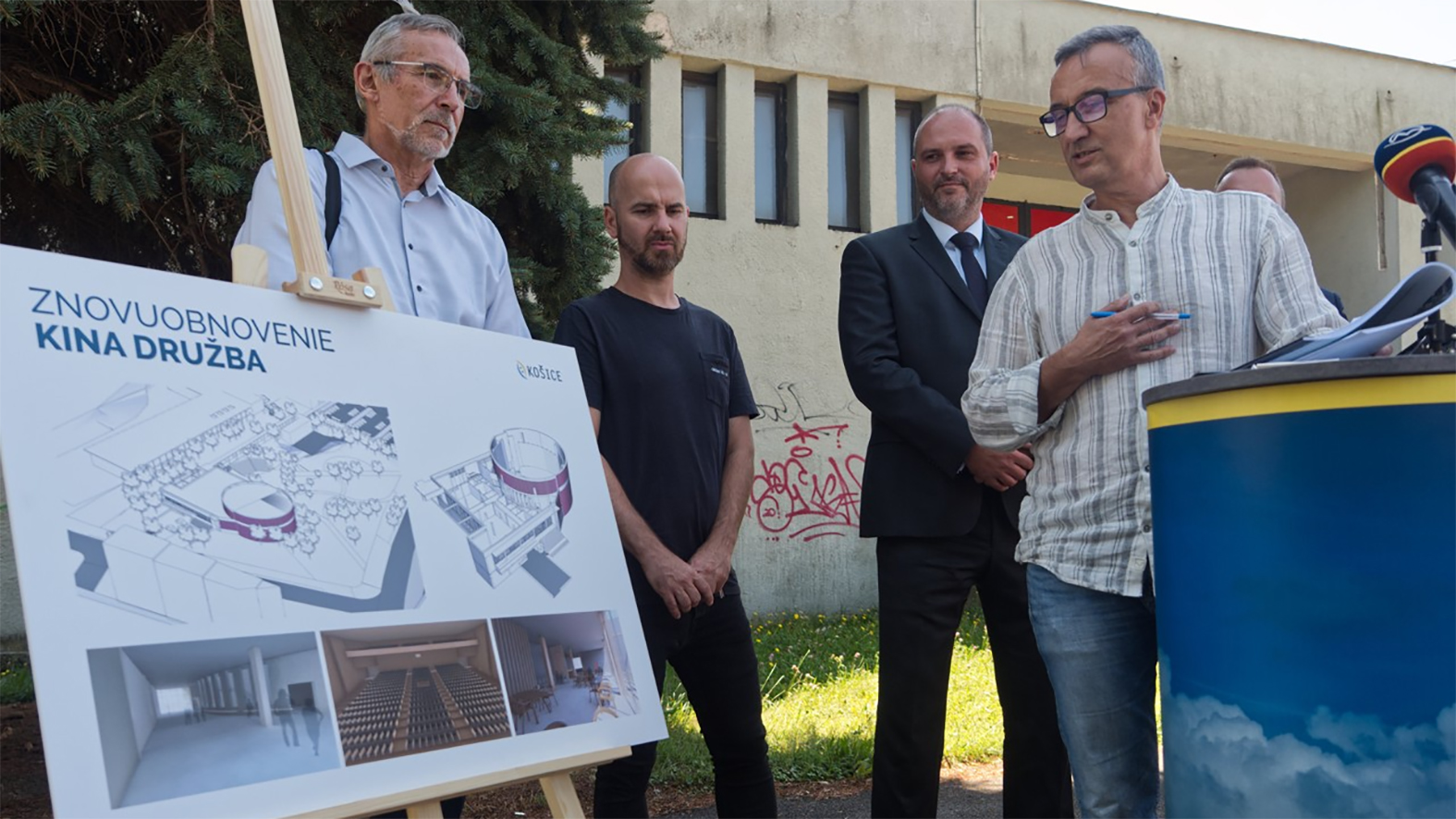 Mesto s OZ Chi3 predstavilo ambiciózny plán obnovy Kina Družba