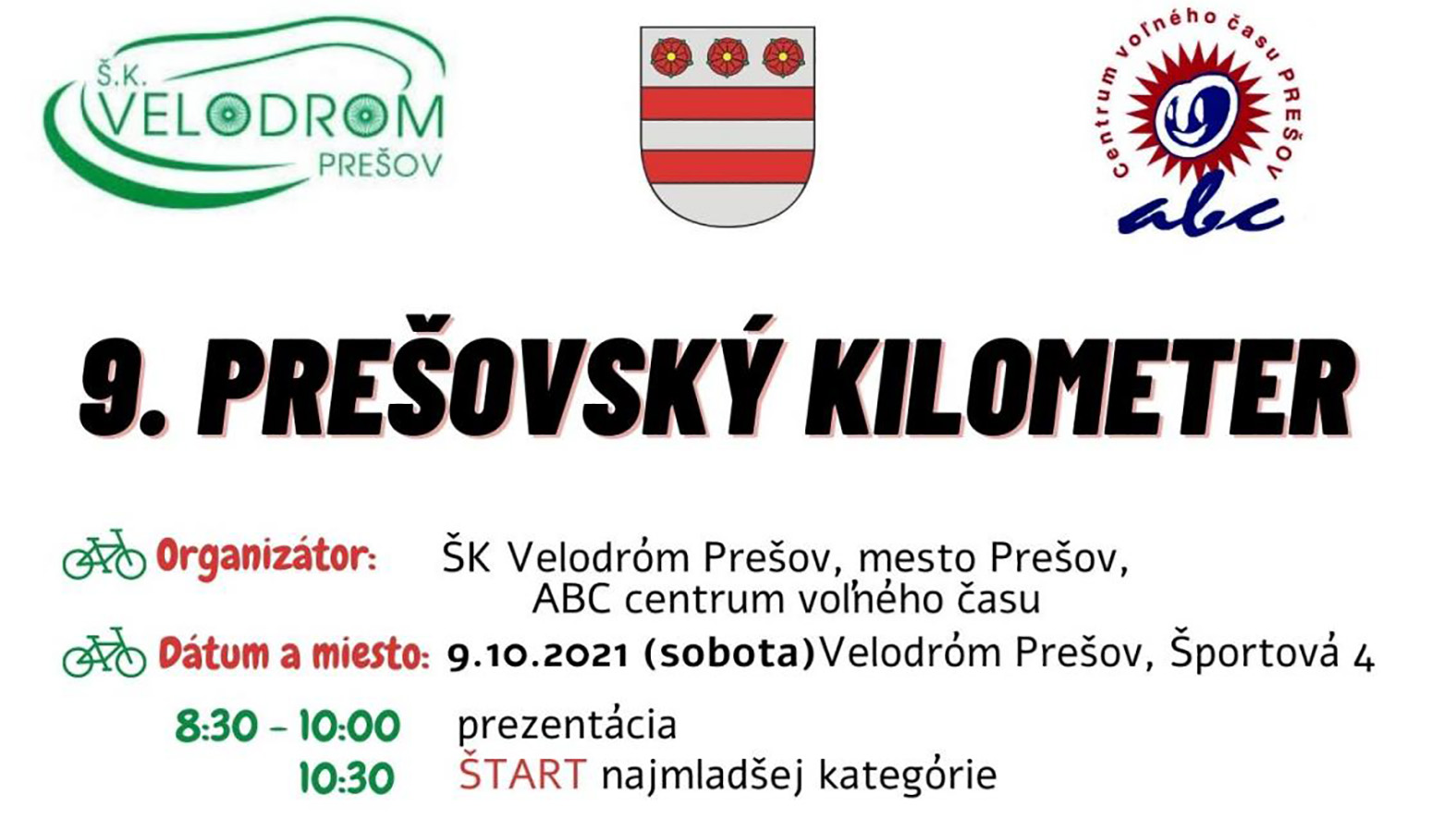 Štartuje Prešovský kilometer, pozývame vás na velodróm