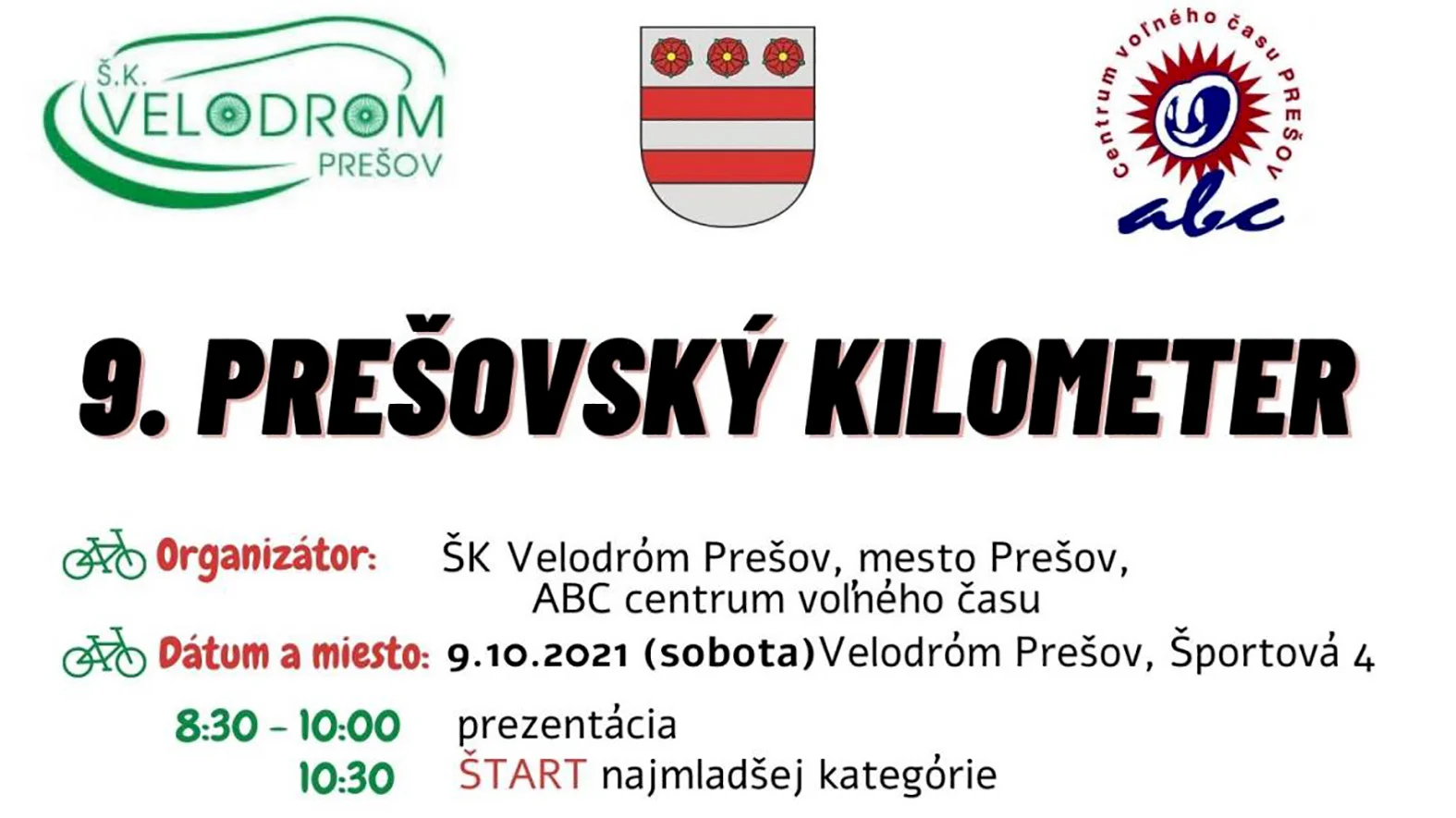 Štartuje Prešovský kilometer, pozývame vás na velodróm