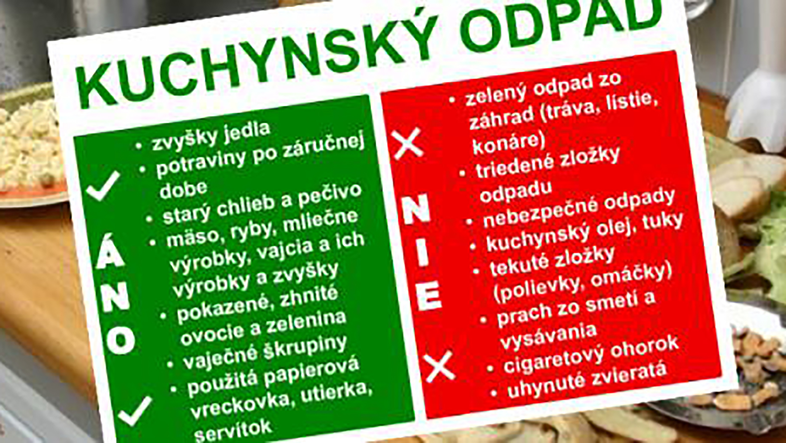 V Liptovskom Mikuláši vyzbierali počas leta 96 ton kuchynského odpadu