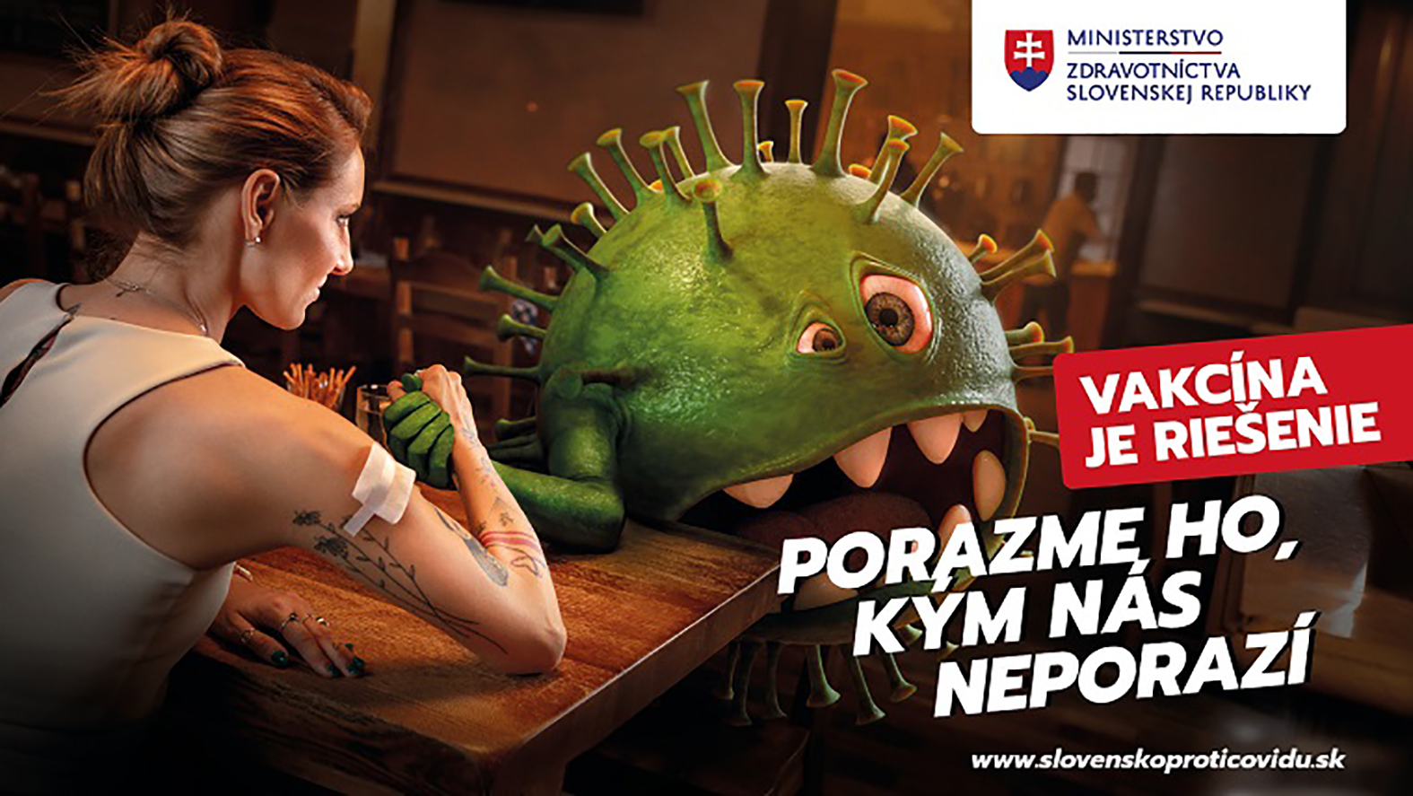 Ministerstvo zdravotníctva nasadzuje nový vizuál kampane na podporu očkovania
