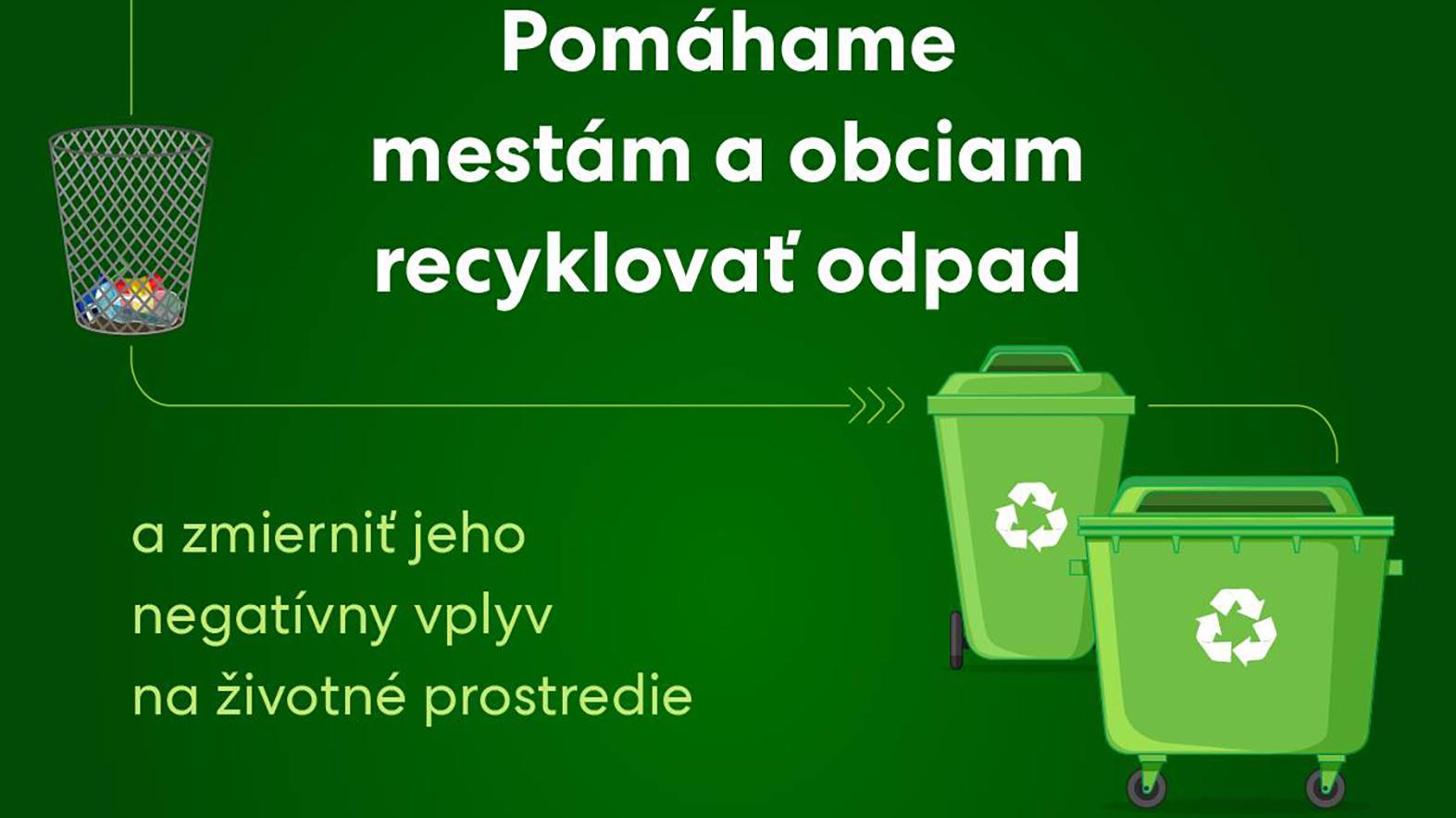 Na recykláciu odpadu dostanú obce 10 miliónov eur