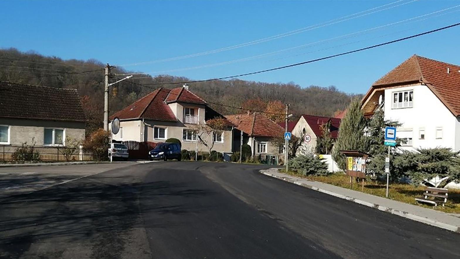 TTSK zrekonštruoval cestu v obci Prietrž