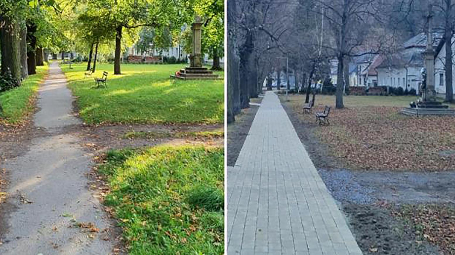 Chodník na ulici Pod Lipami už naplno slúži svojmu účelu