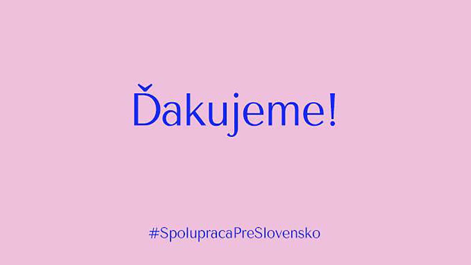 ÚMS podporuje iniciatívu „Poďakovanie zdravotníčkam a zdravotníkom“