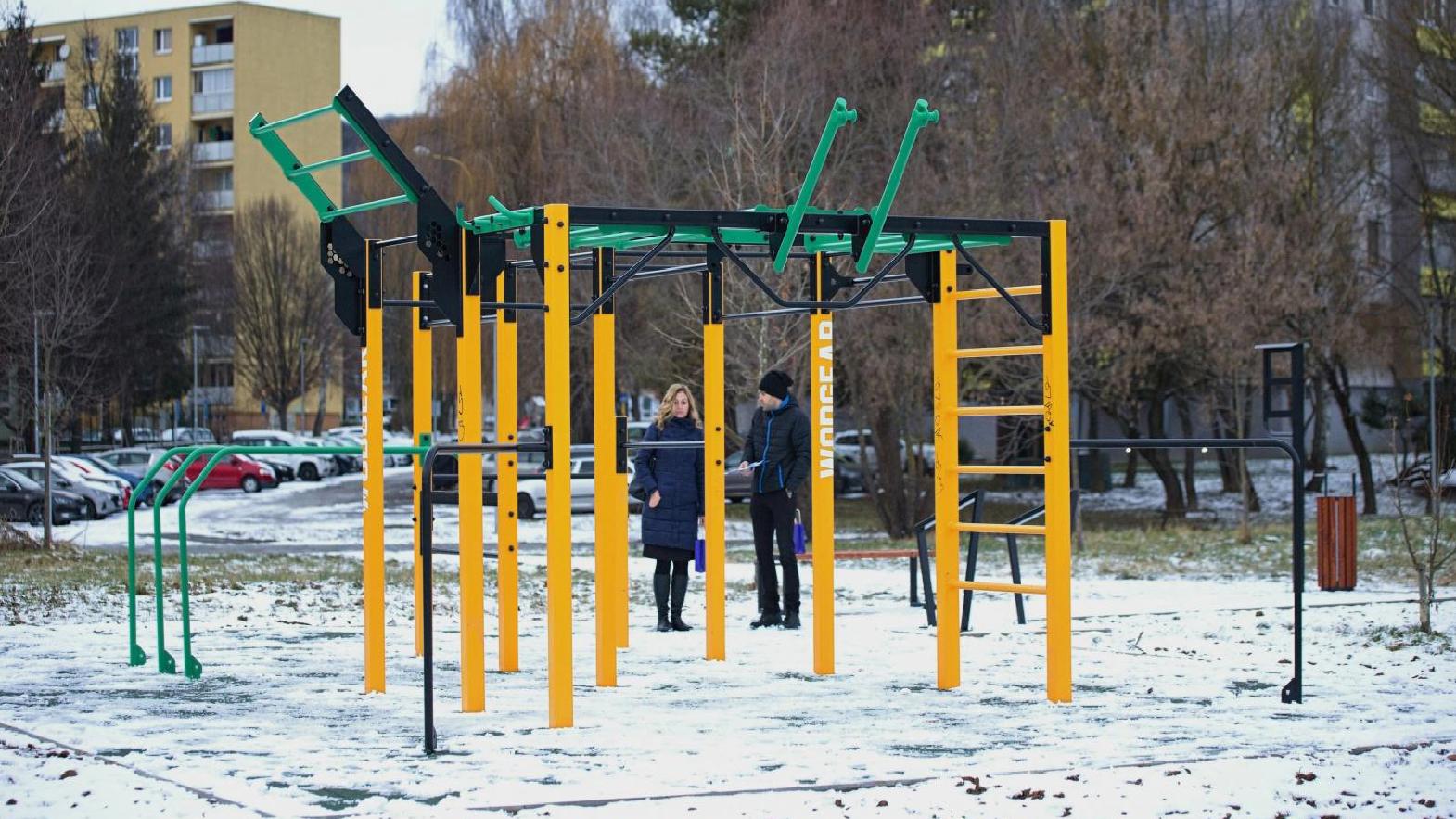 Pri Toryse vyrástlo nové workoutové ihrisko