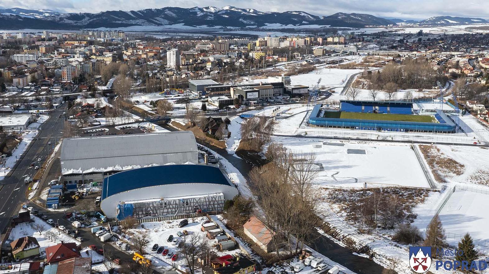 Výstavba tréningovej hokejovej haly v Poprade sa blíži do finále