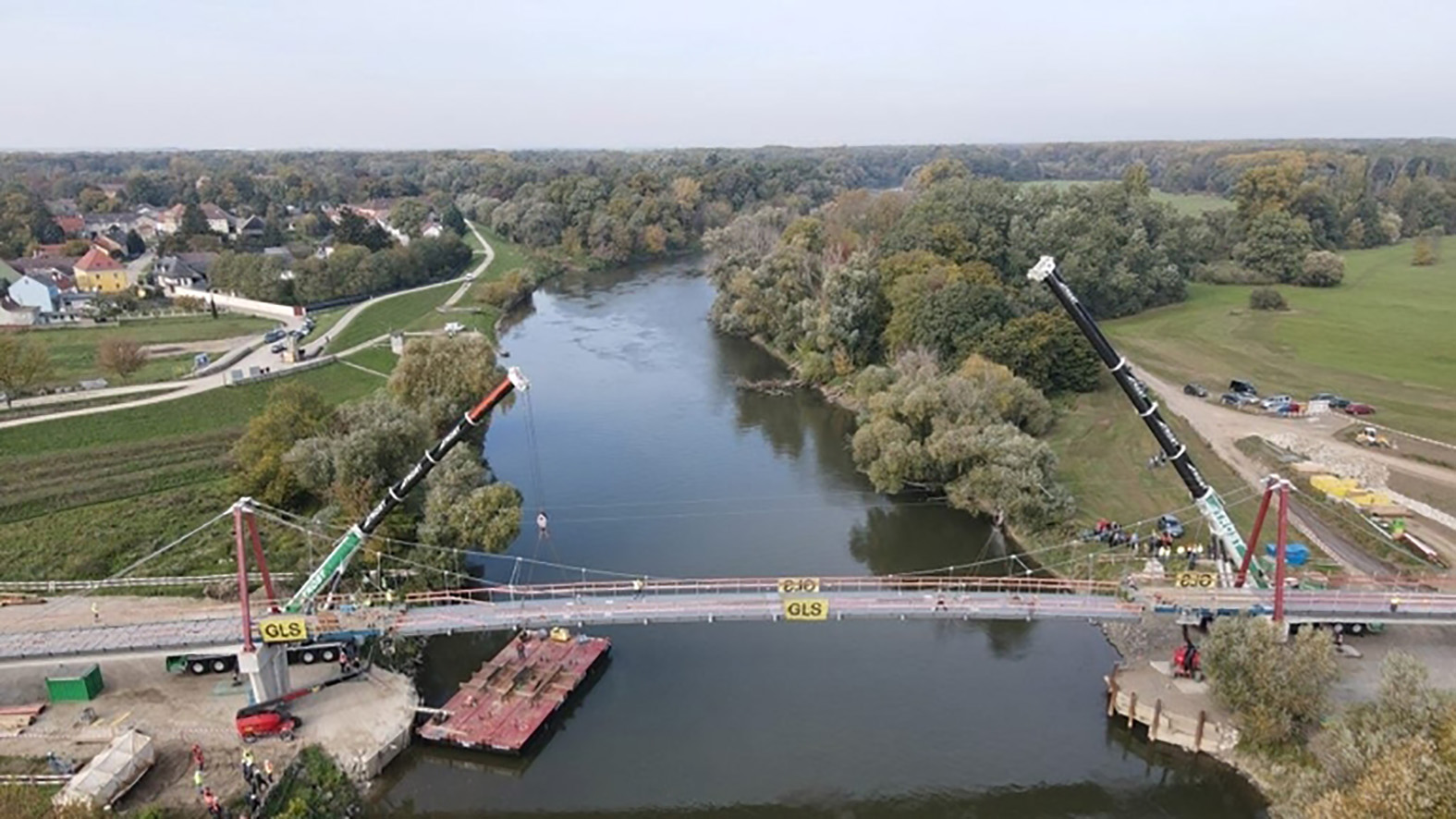 Nový cyklomost ponad rieku Morava by mali otvoriť v máji
