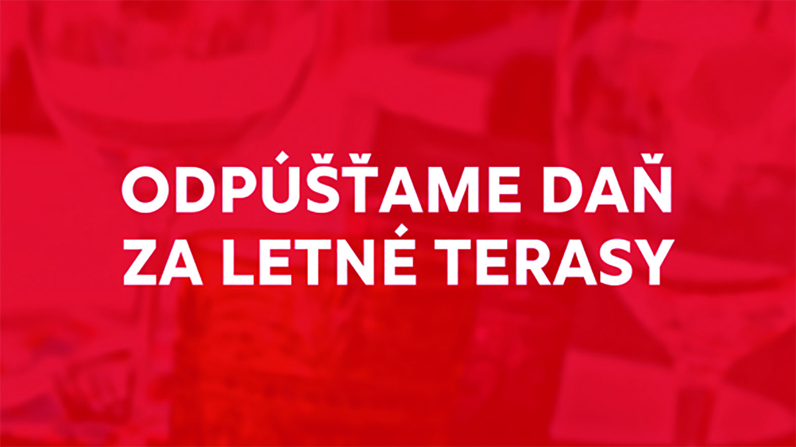 Prešov odpustí poplatky prevádzkovateľom letných terás aj v tomto roku