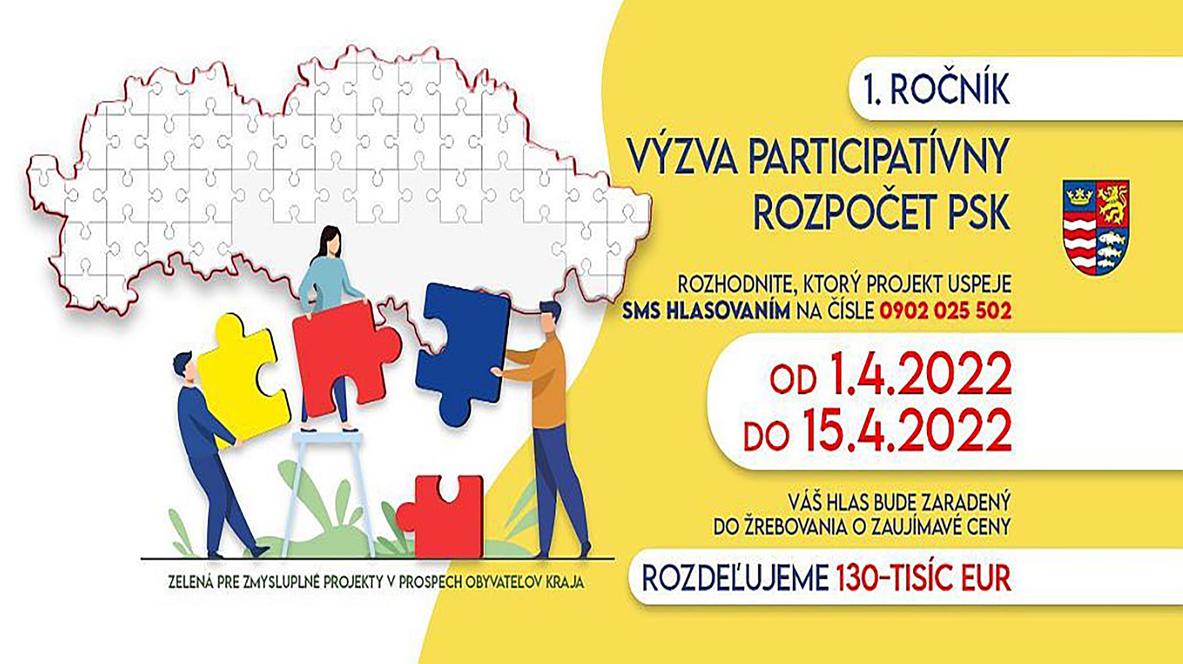 Rozhodnite o víťazných projektoch Participatívneho rozpočtu PSK