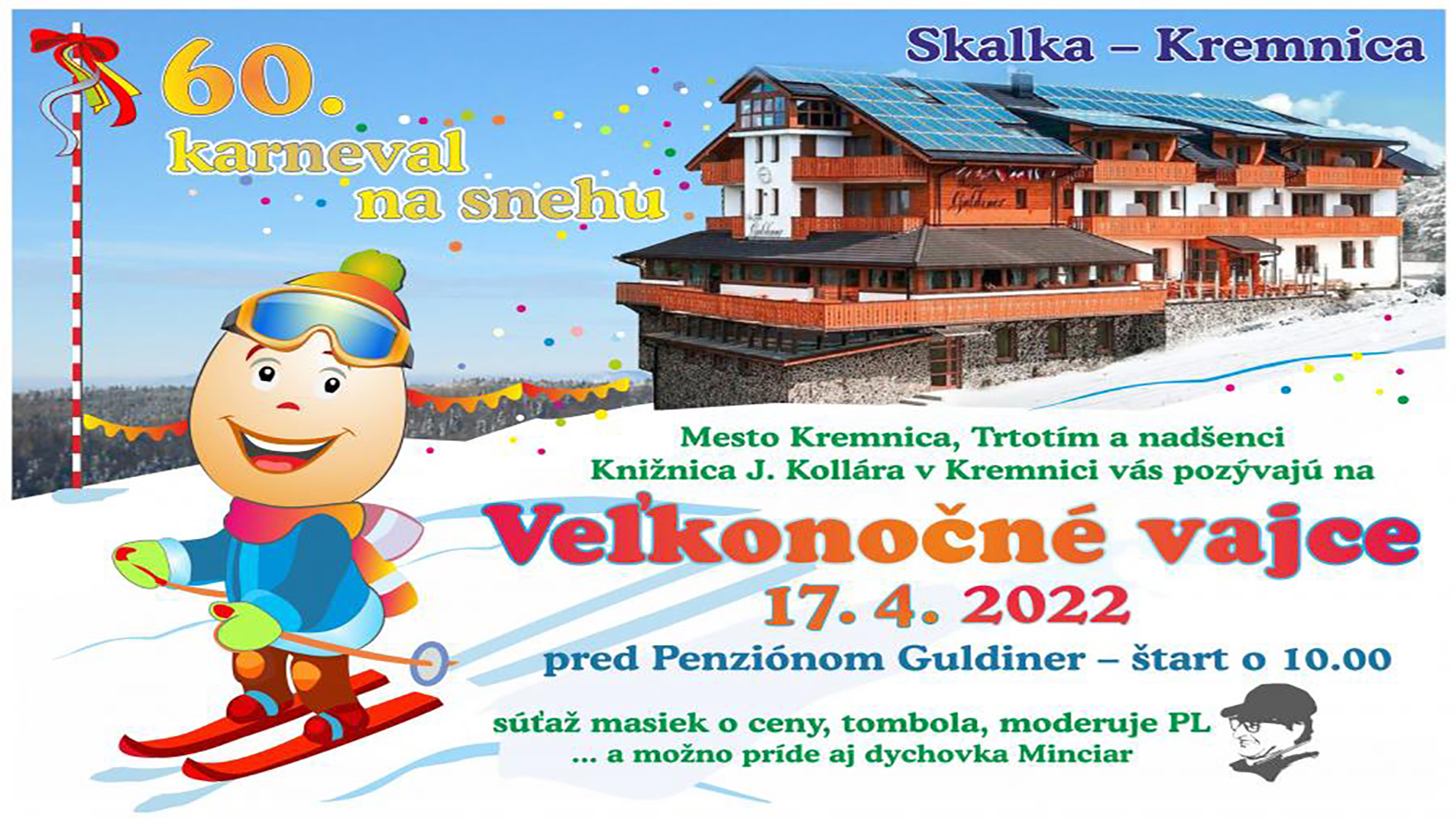 Karneval na snehu Veľkonočné vajce bude v nedeľu na Skalke