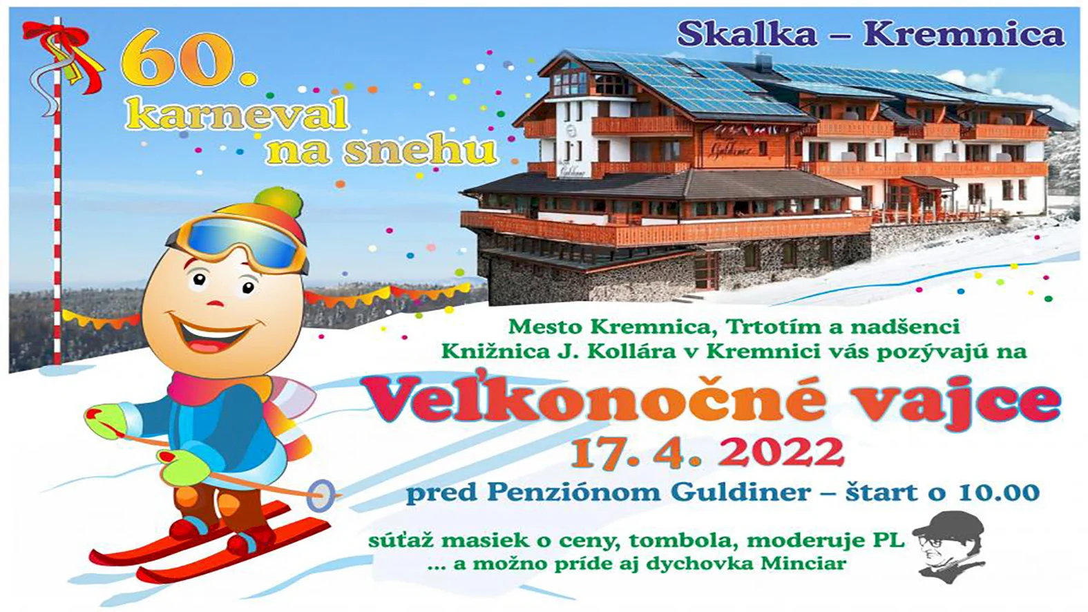 Karneval na snehu Veľkonočné vajce bude v nedeľu na Skalke