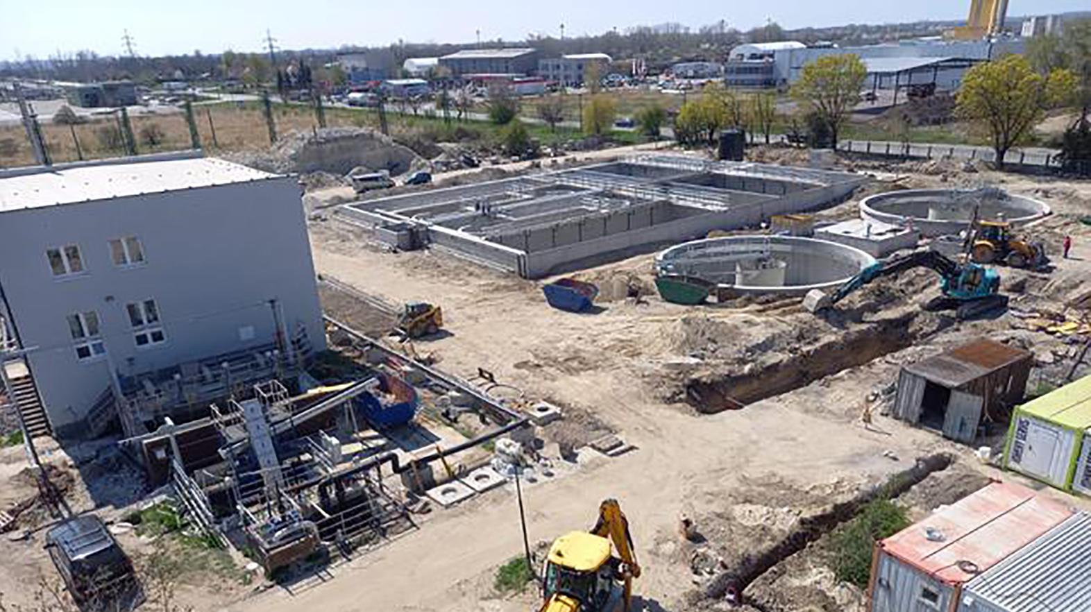 Senec dokončuje stavebné práce na čistiarni odpadových vôd