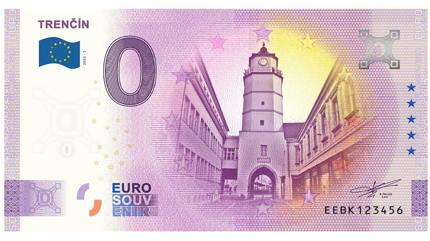 Suvenírovú eurobankovku s Mestskou vežou začnú predávať v sobotu