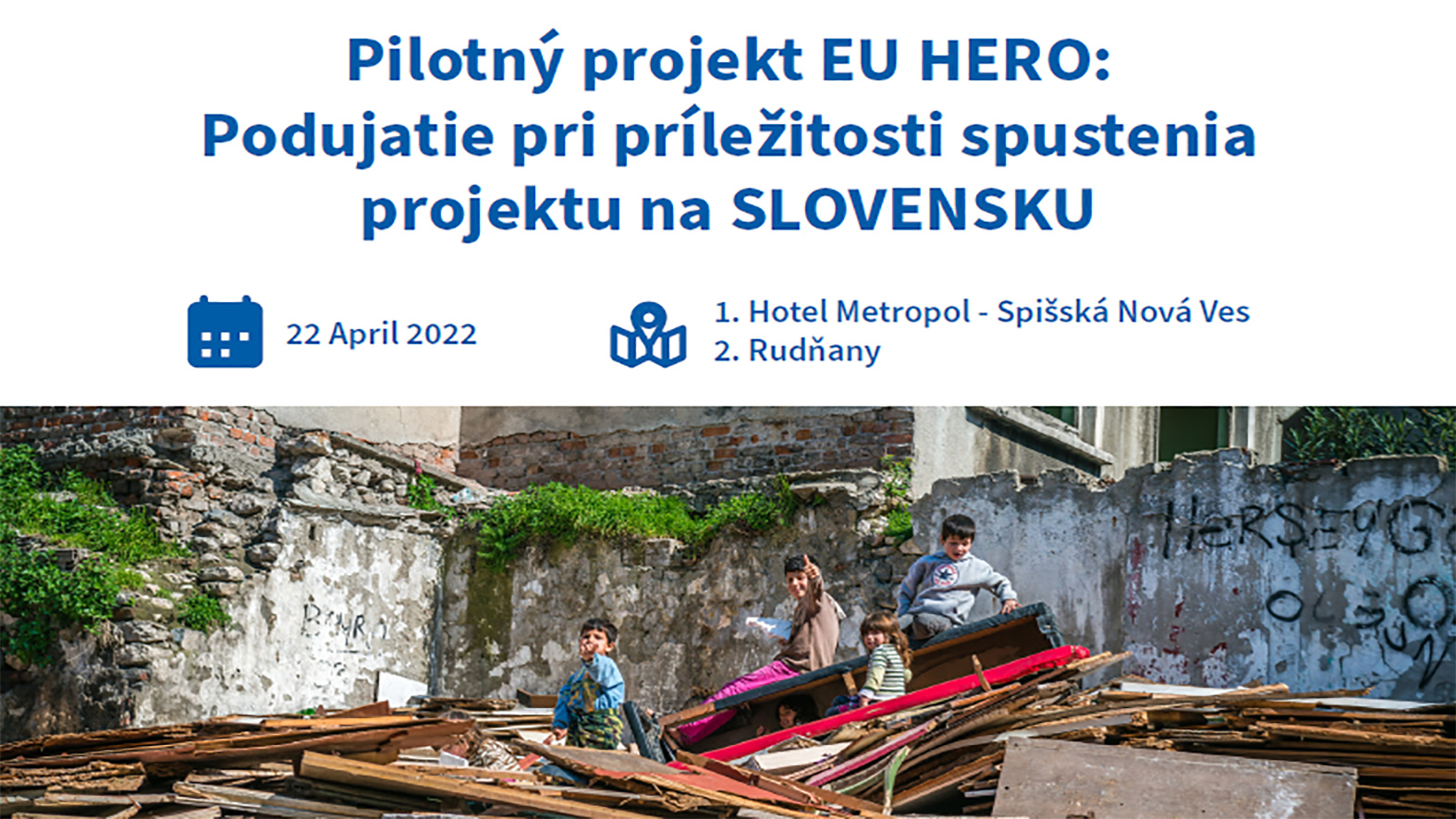 Rómov z piatich obcí zapoja do pilotného sociálneho projektu EÚ