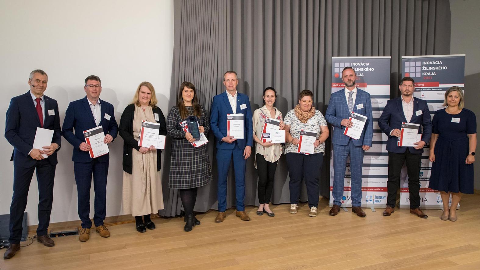 ŽSK ocenil inovácie roku 2021 aj podnikateľské zámery stredoškolákov