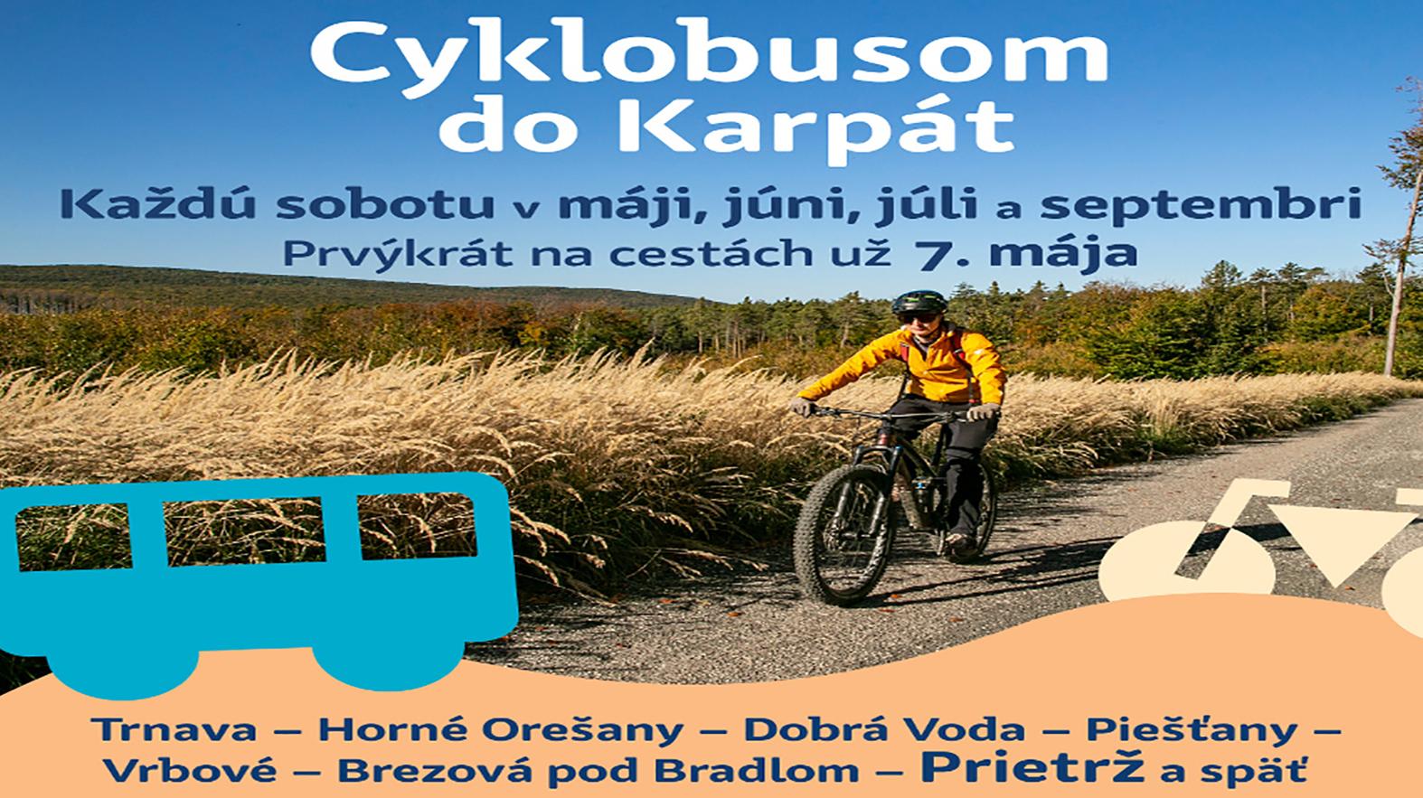 Cez víkend začína premávať cyklobus z Trnavy do Brezovej pod Bradlom a Prietrže