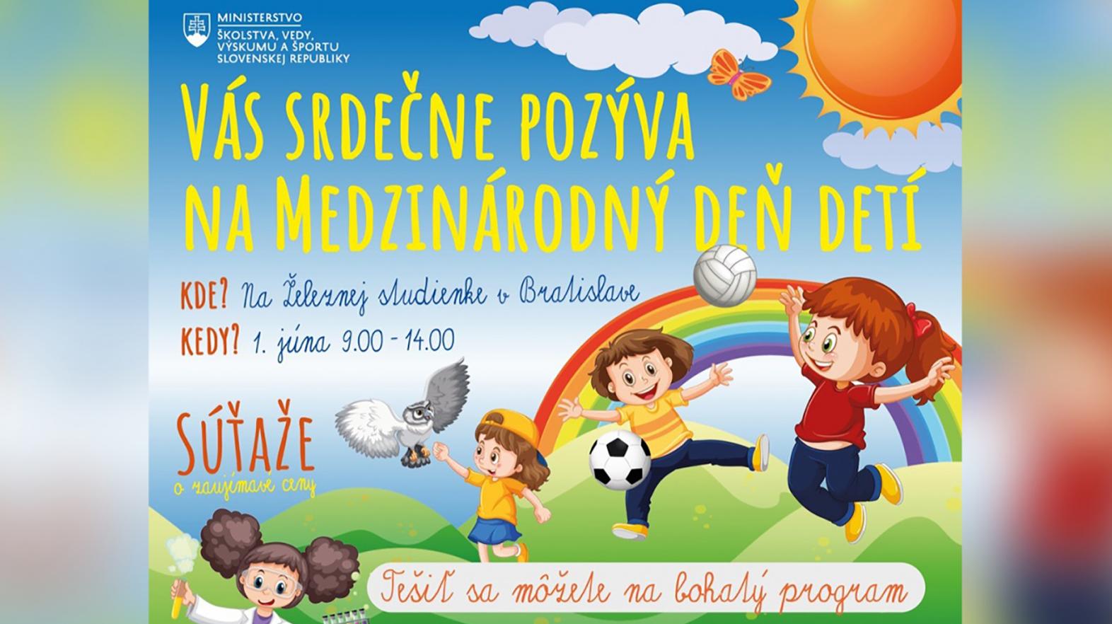 Rezort školstva oslávi MDD bohatým programom na bratislavskej Železnej studničke