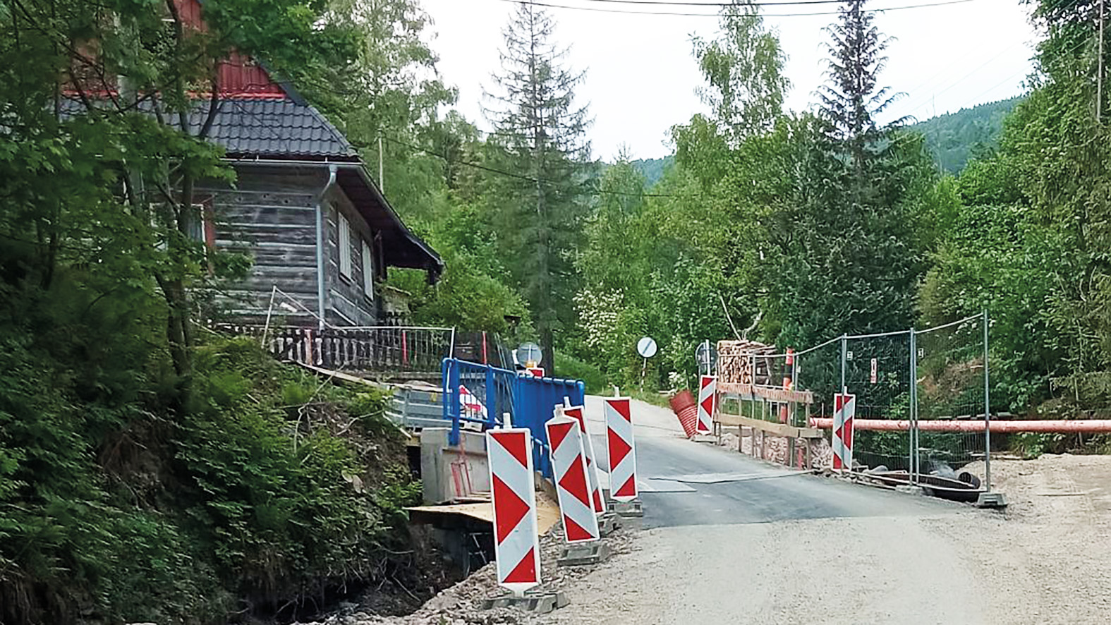 Most v obci Jezersko sa rekonštruuje. PSK tu preinvestuje 200-tisíc eur