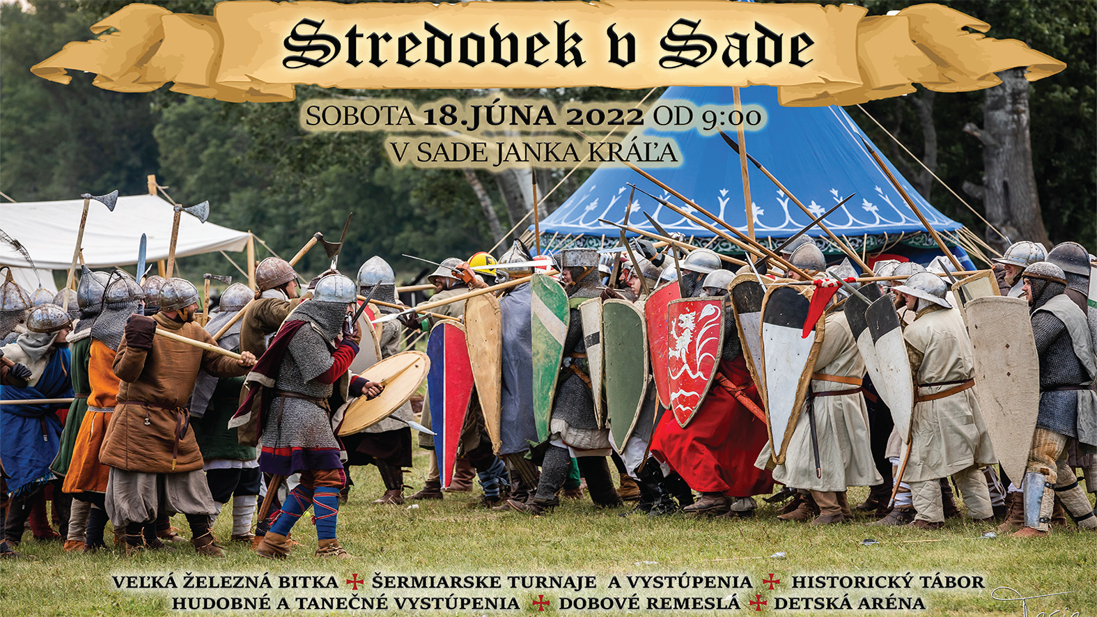 V Sade Janka Kráľa si dnes budete môcť vychutnať atmosféru stredoveku