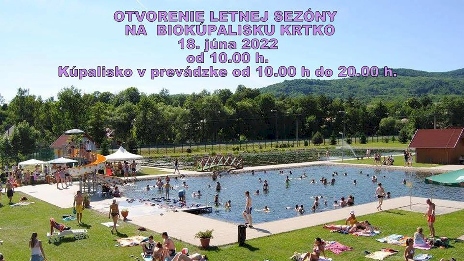 Letné kúpalisko otvorilo tohtoročnú letnú sezónu