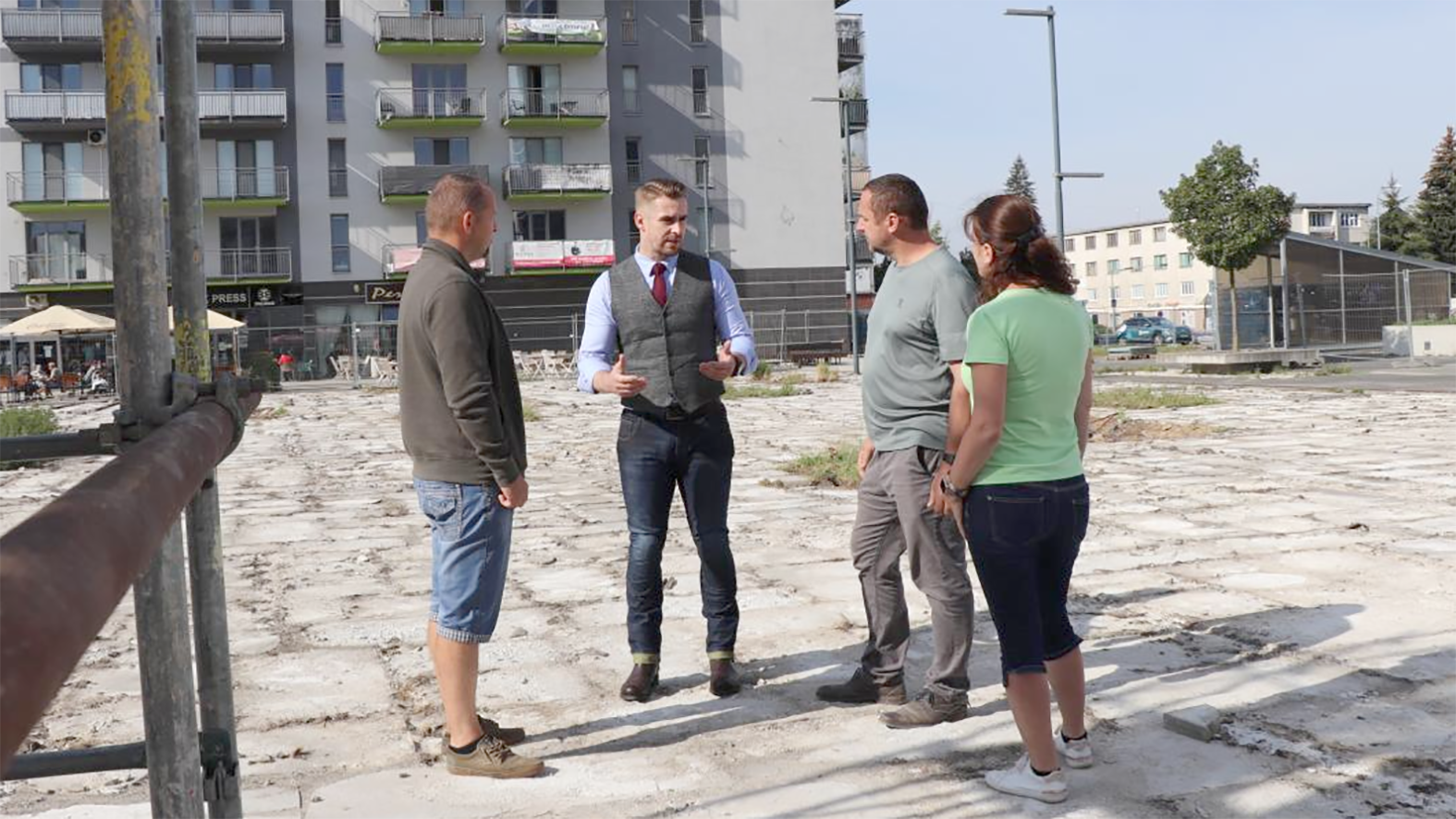 Rekonštrukcia Námestia Matice slovenskej napreduje podľa plánu