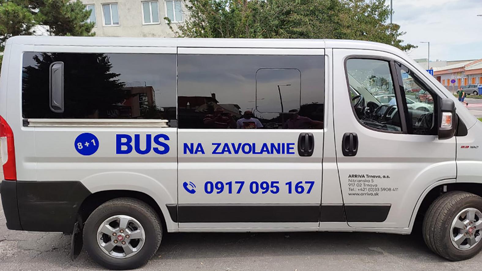 Kraj spustil prevádzku služby Autobus na zavolanie s minibusmi typu 8+1