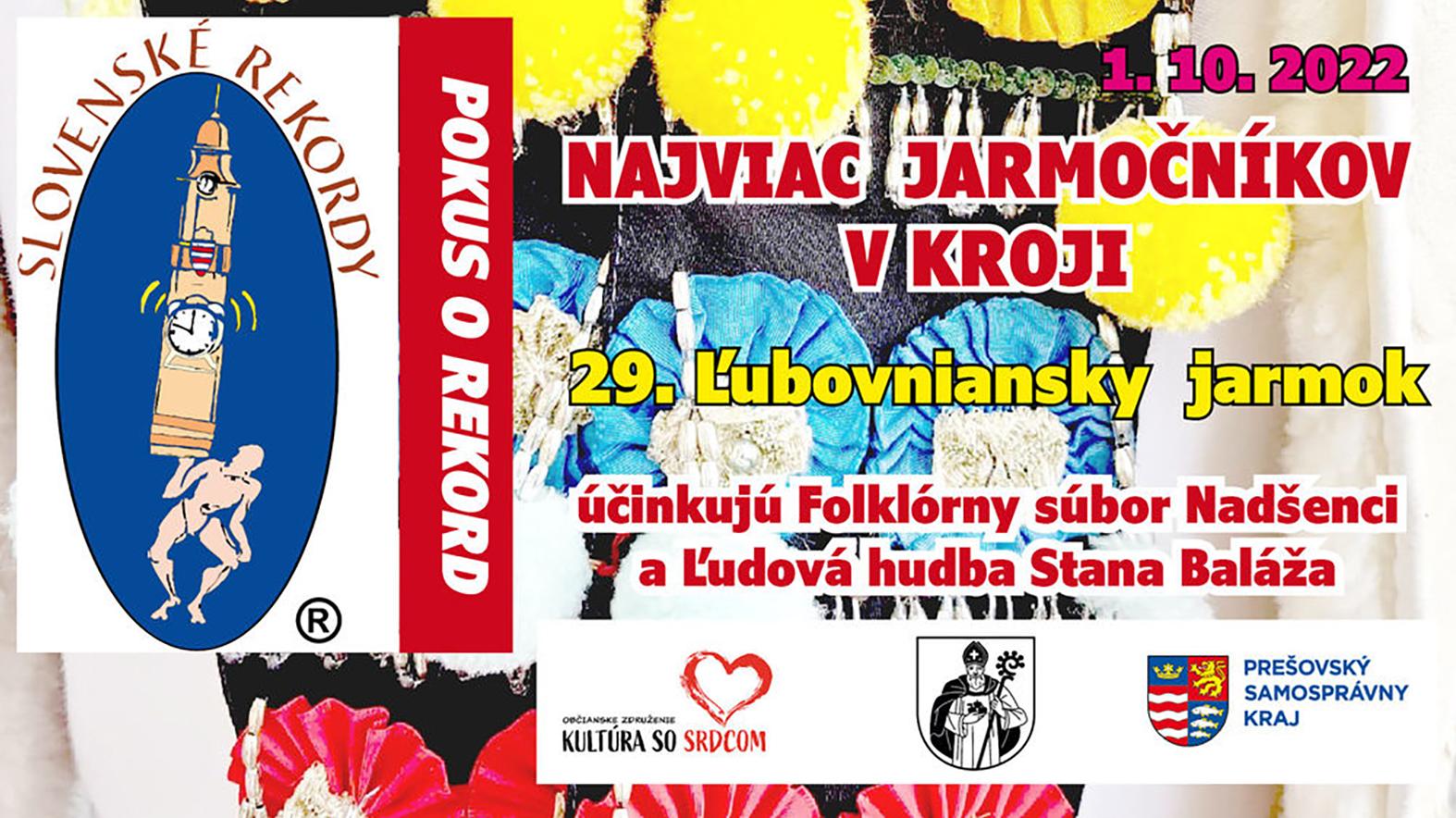 Na 29. ročníku jarmoku sa pokúsia vytvoriť rekord, treba prísť v kroji