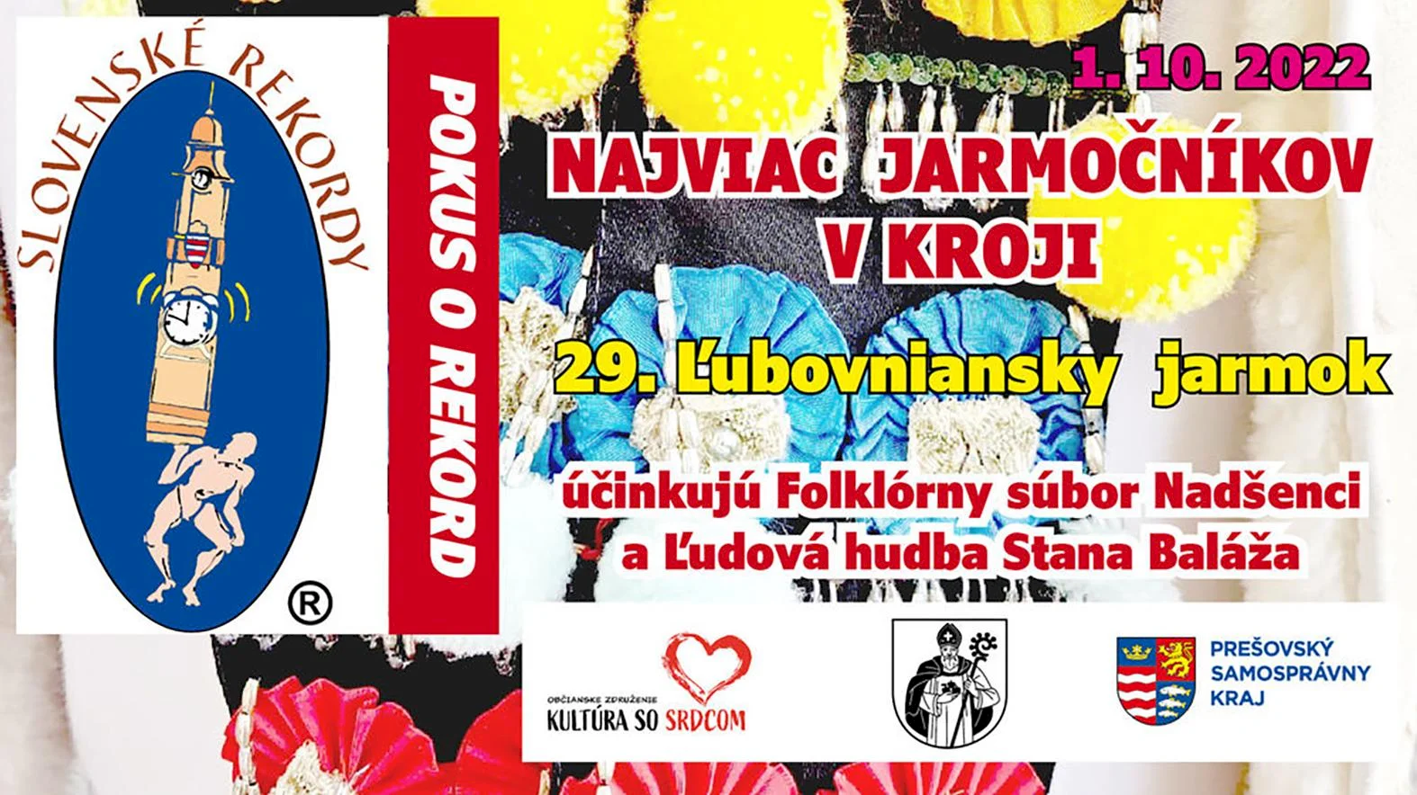 Na 29. ročníku jarmoku sa pokúsia vytvoriť rekord, treba prísť v kroji