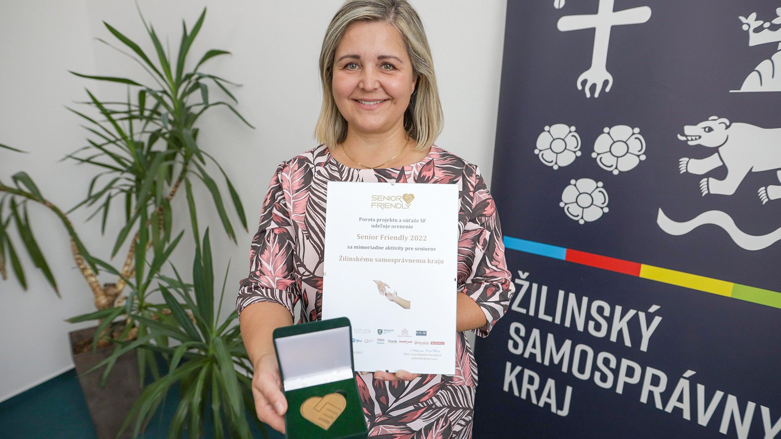 Žilinská župa získala ocenenie pre samosprávu Senior Friendly 2022