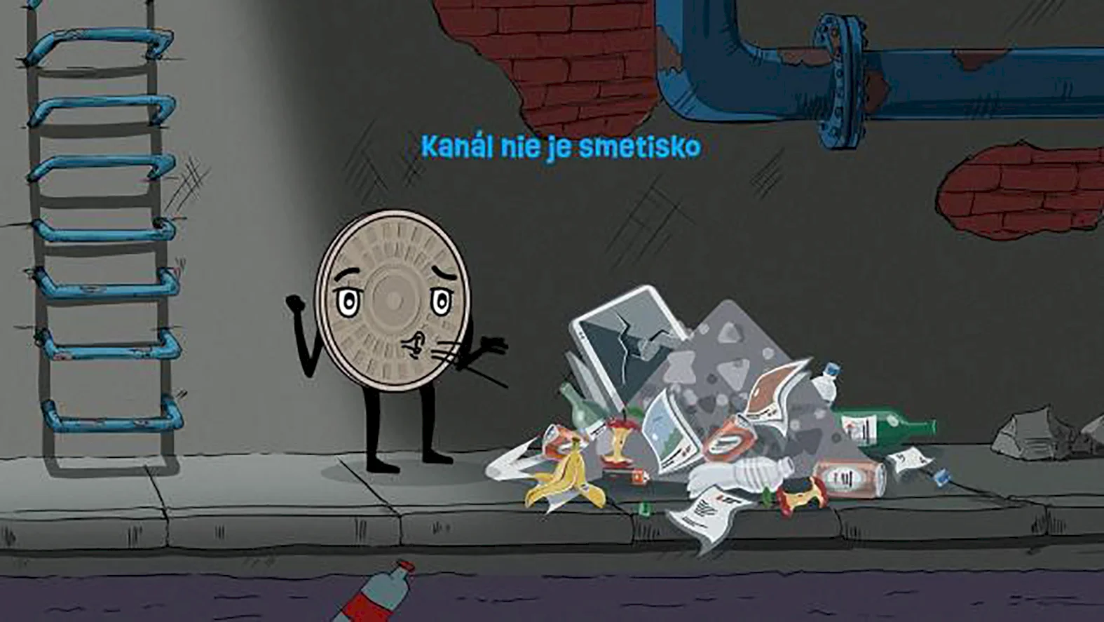 Spustili kampaň Kanál nie je smetisko, cielená je najmä na deti