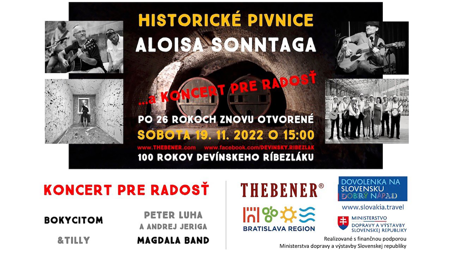 Historické pivnice A. Sonntaga v Devíne sprístupnia verejnosti